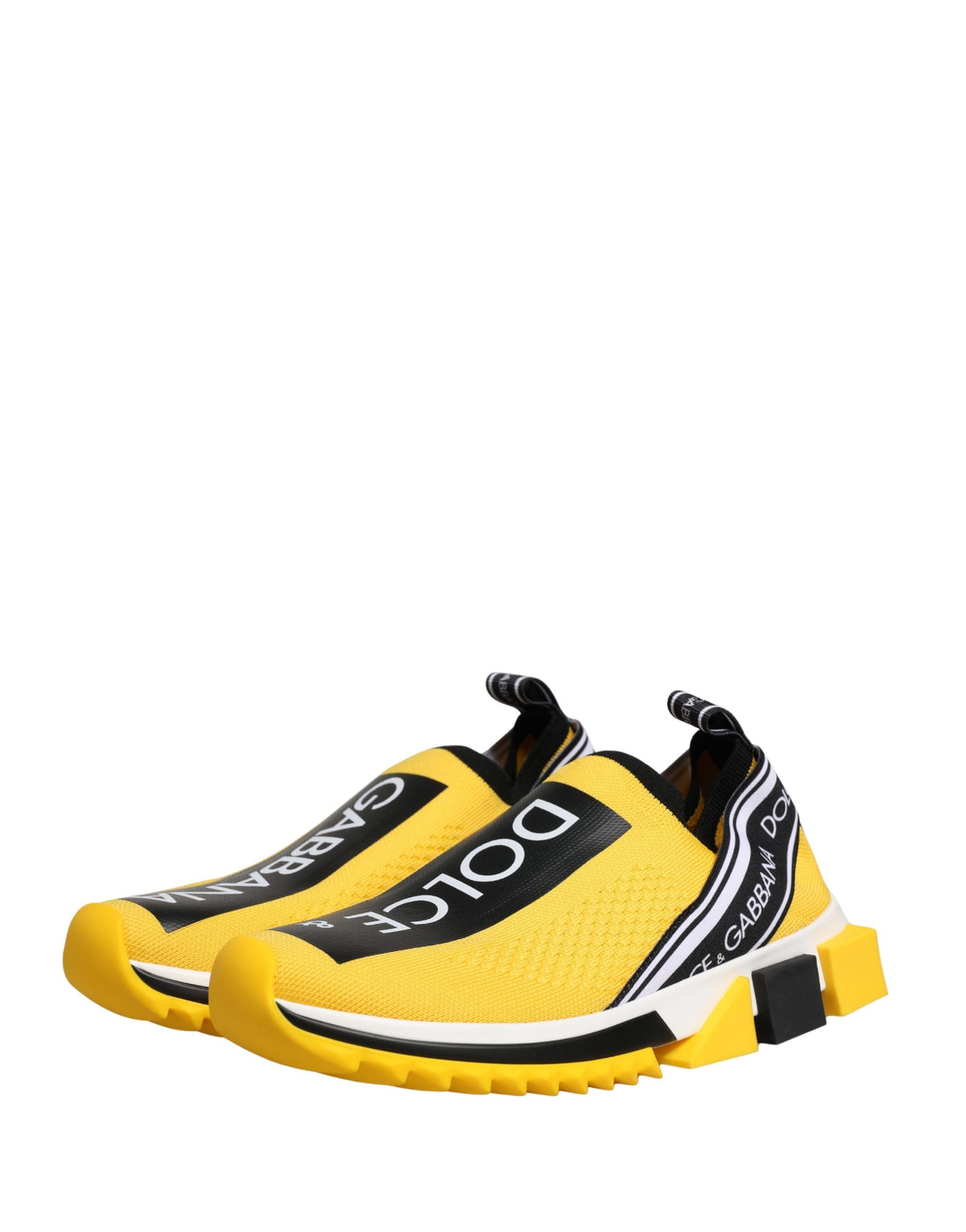 Dolce & Gabbana Yellow Sorrento SlipOn Low Top Sneakers Women's Shoes (Pre-Owned)