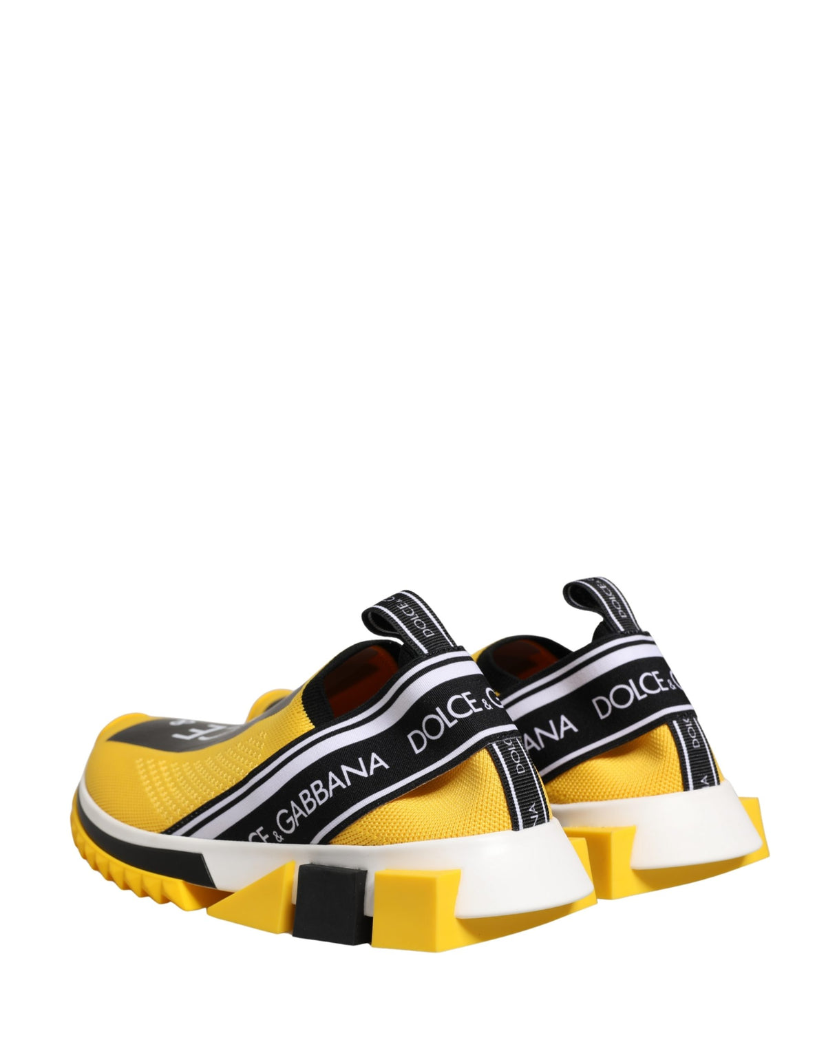 Dolce & Gabbana Yellow Sorrento SlipOn Low Top Sneakers Women's Shoes (Pre-Owned)