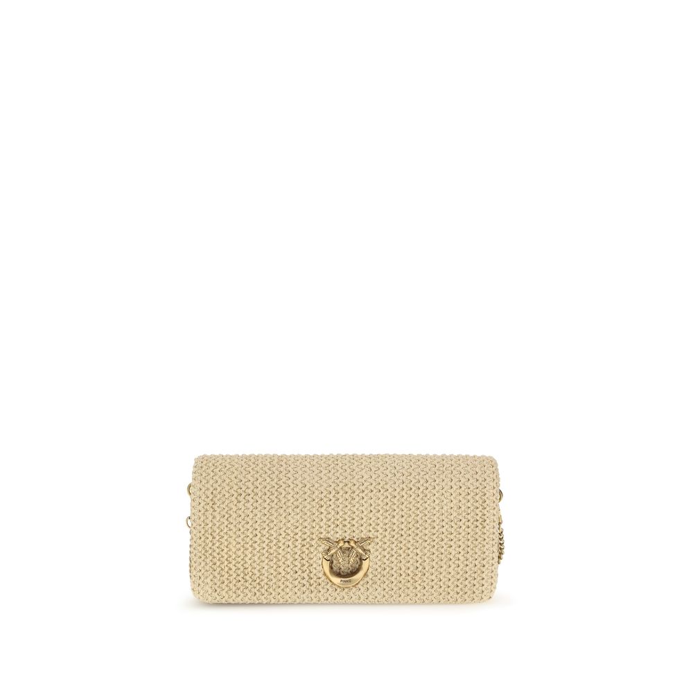 PINKO Beige Polypropylene Shoulder Women's Bag