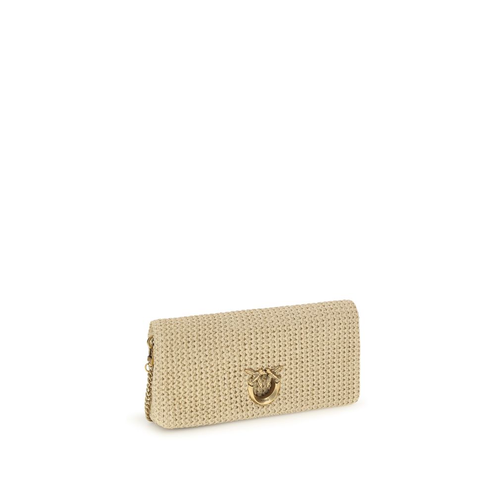 PINKO Beige Polypropylene Shoulder Women's Bag
