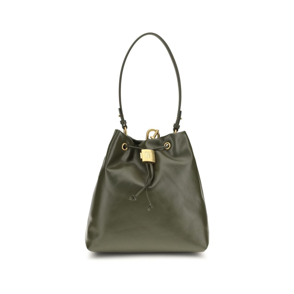 Balmain Bicolor Calf Leather Bos Taurus Women's Backpack