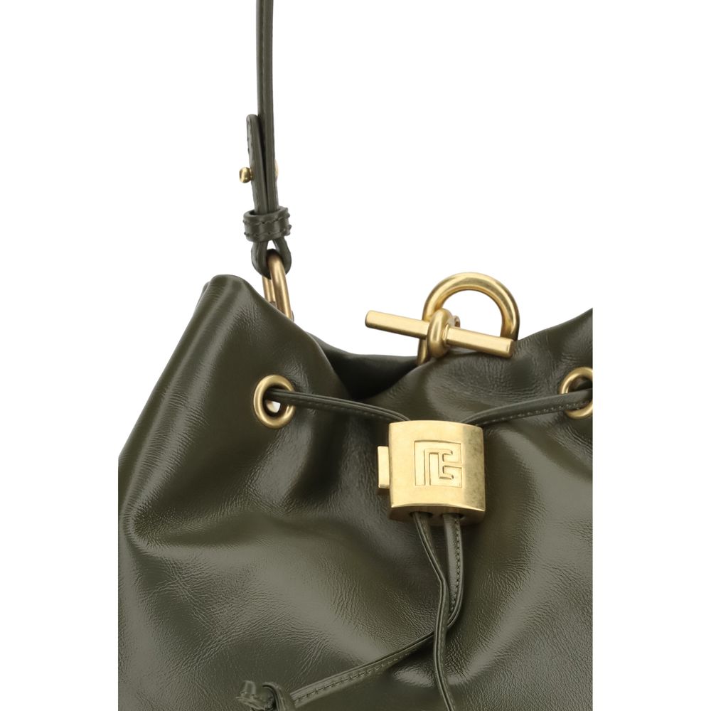 Balmain Bicolor Calf Leather Bos Taurus Women's Backpack