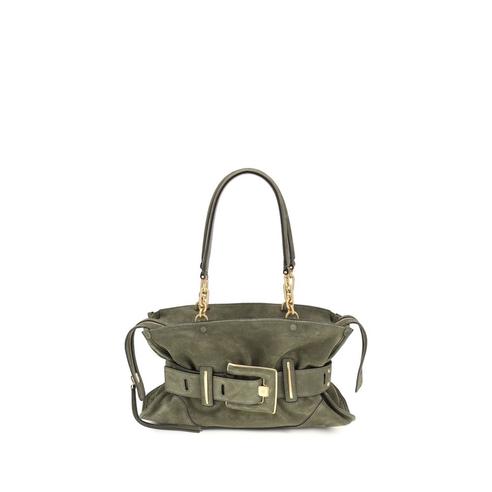 Balmain Bicolor Calf Leather Bos Taurus Women's Handbag
