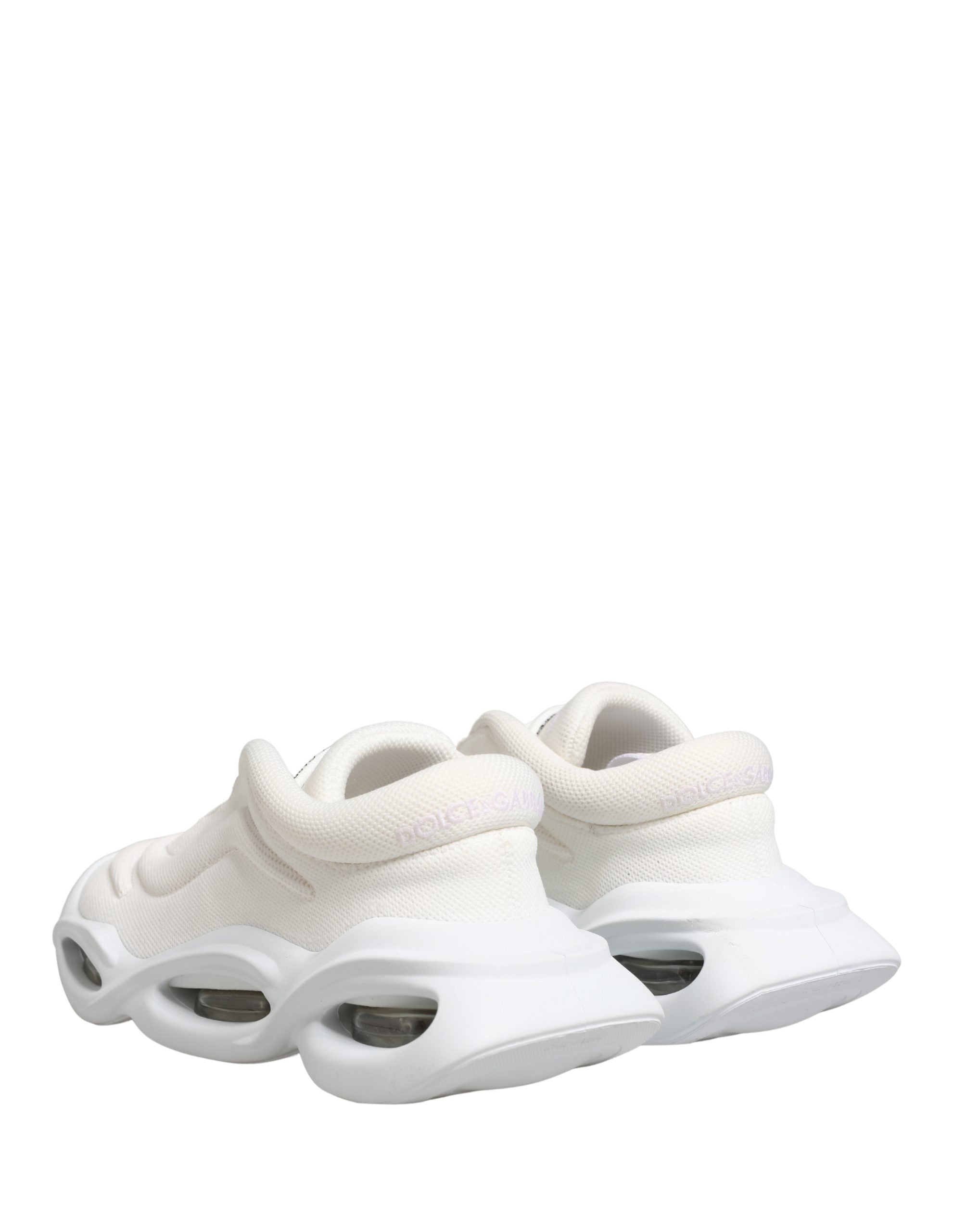 Dolce & Gabbana White Slip On Wave Low Top Sneakers Women's Shoes (Pre-Owned)