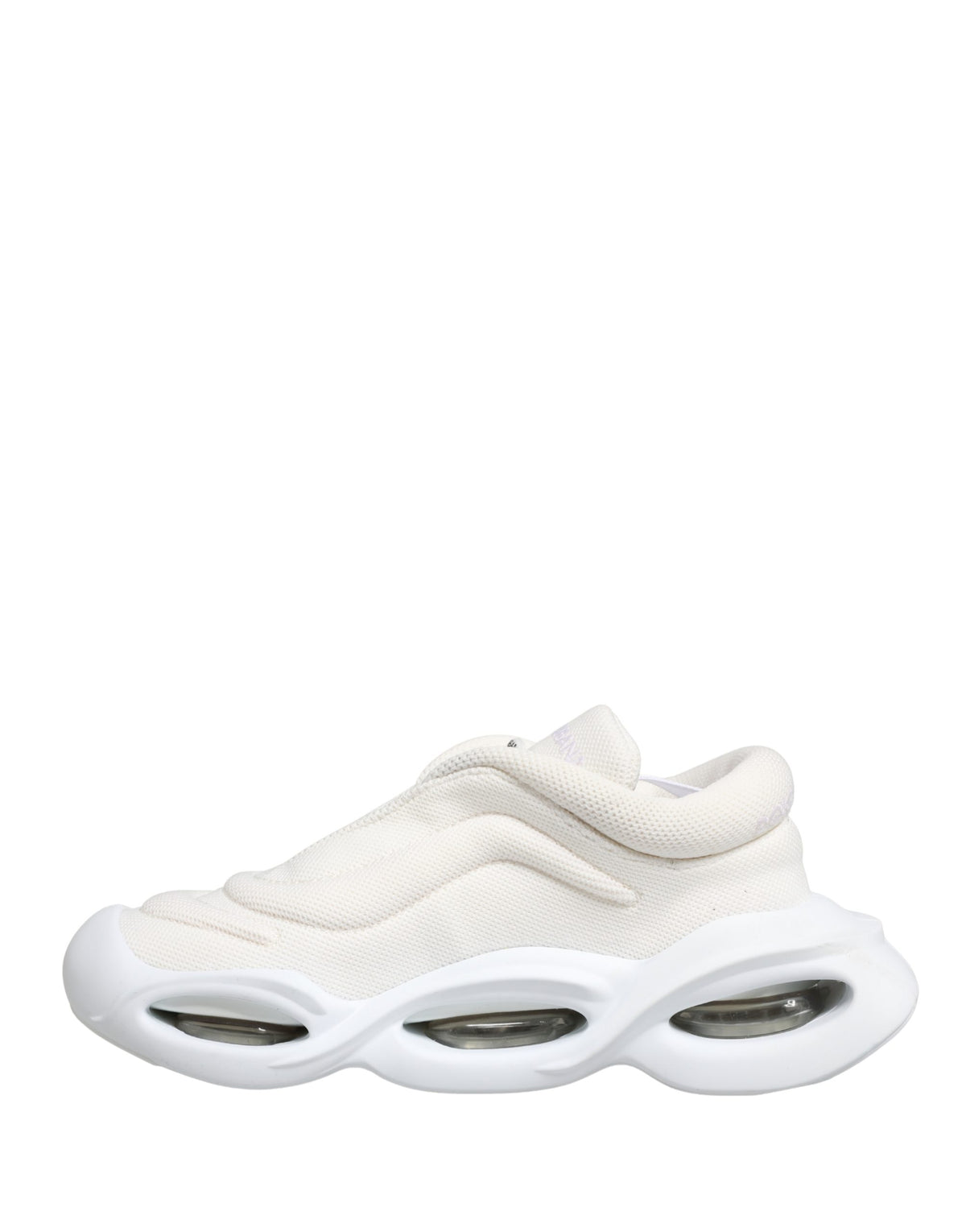 Dolce & Gabbana White Slip On Wave Low Top Sneakers Women's Shoes (Pre-Owned)