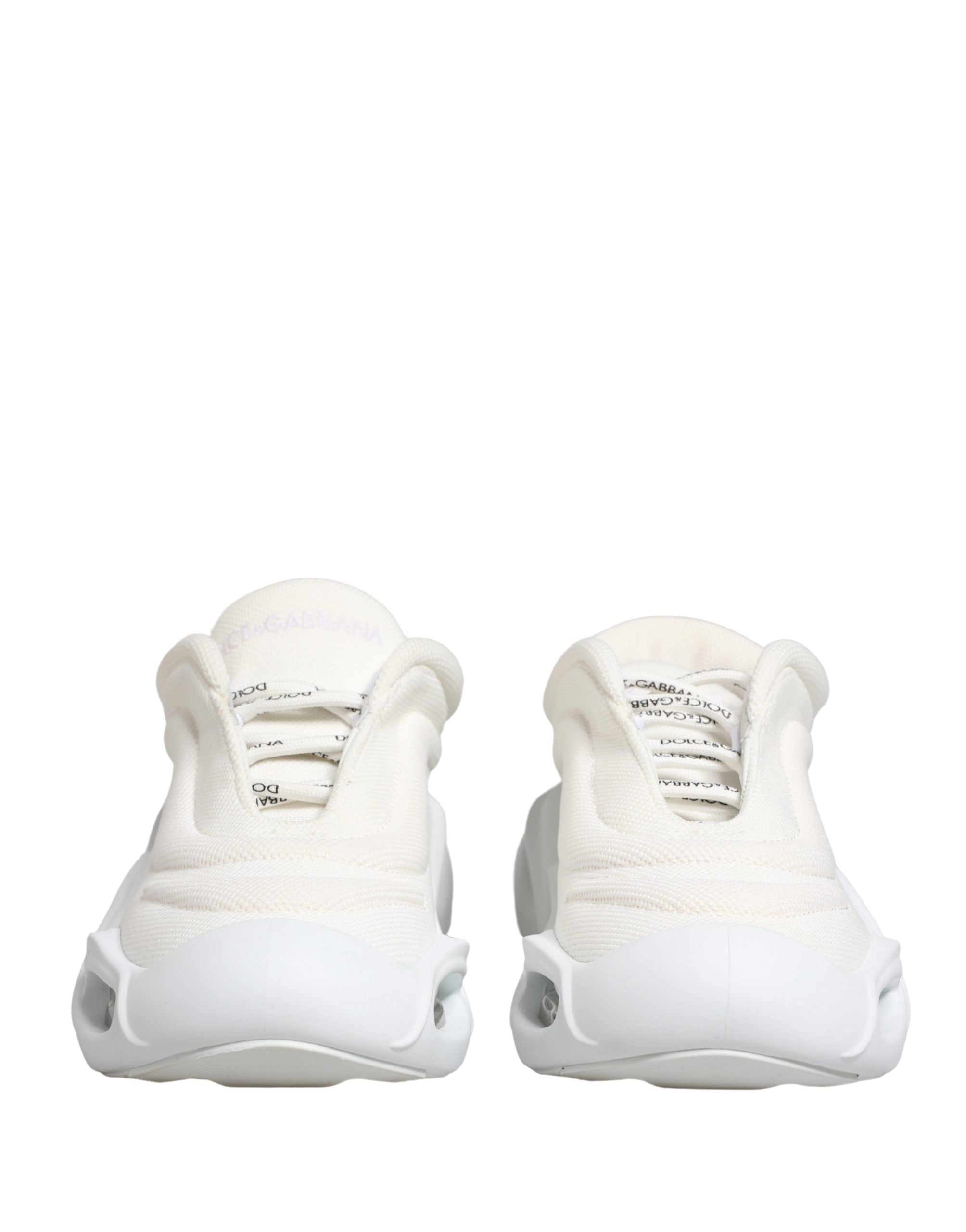 Dolce & Gabbana White Slip On Wave LowTop Sneakers Women's Shoes (Pre-Owned)