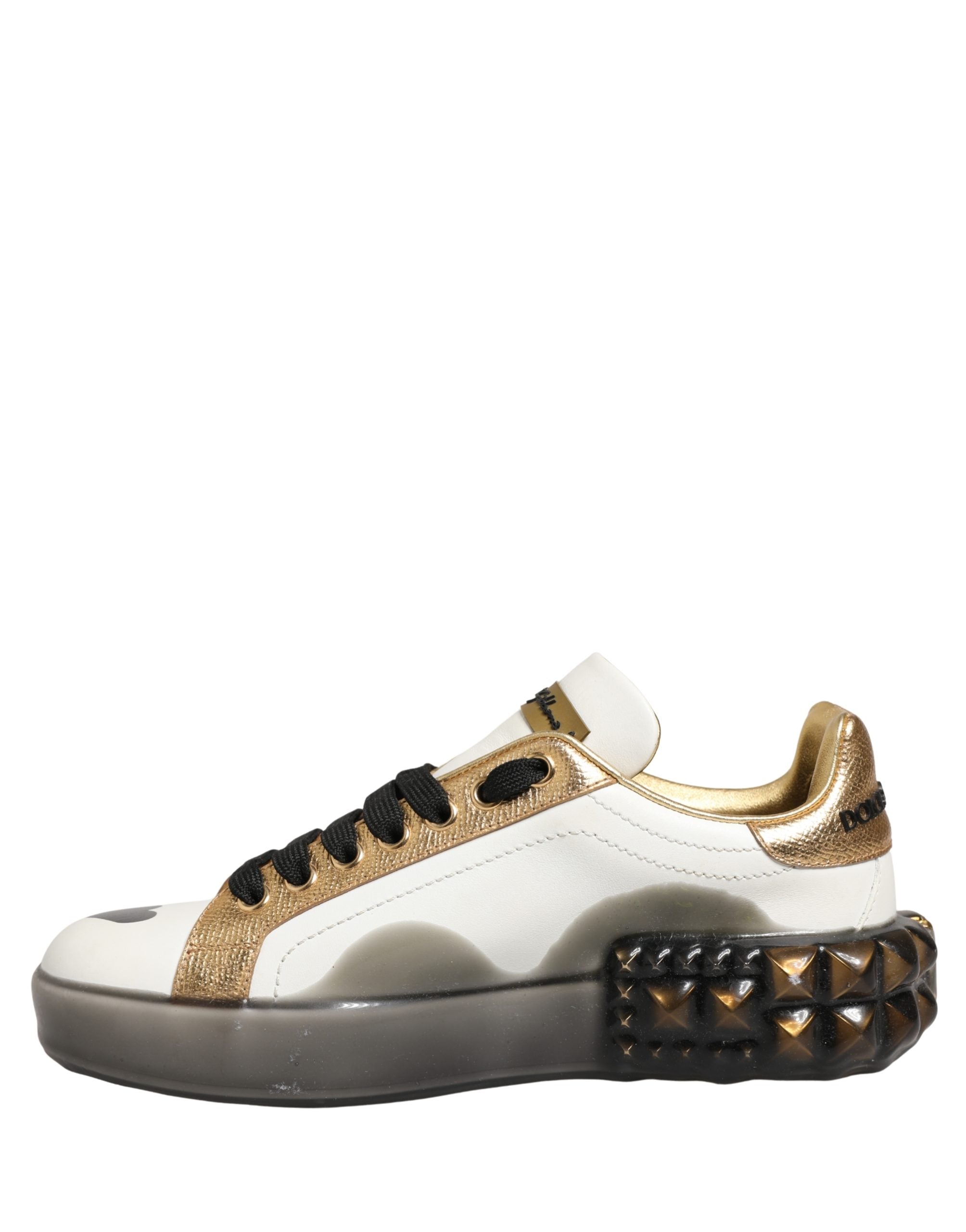 Dolce & Gabbana Multicolor Crystal StuddedLOVE Sneakers Women's Shoes