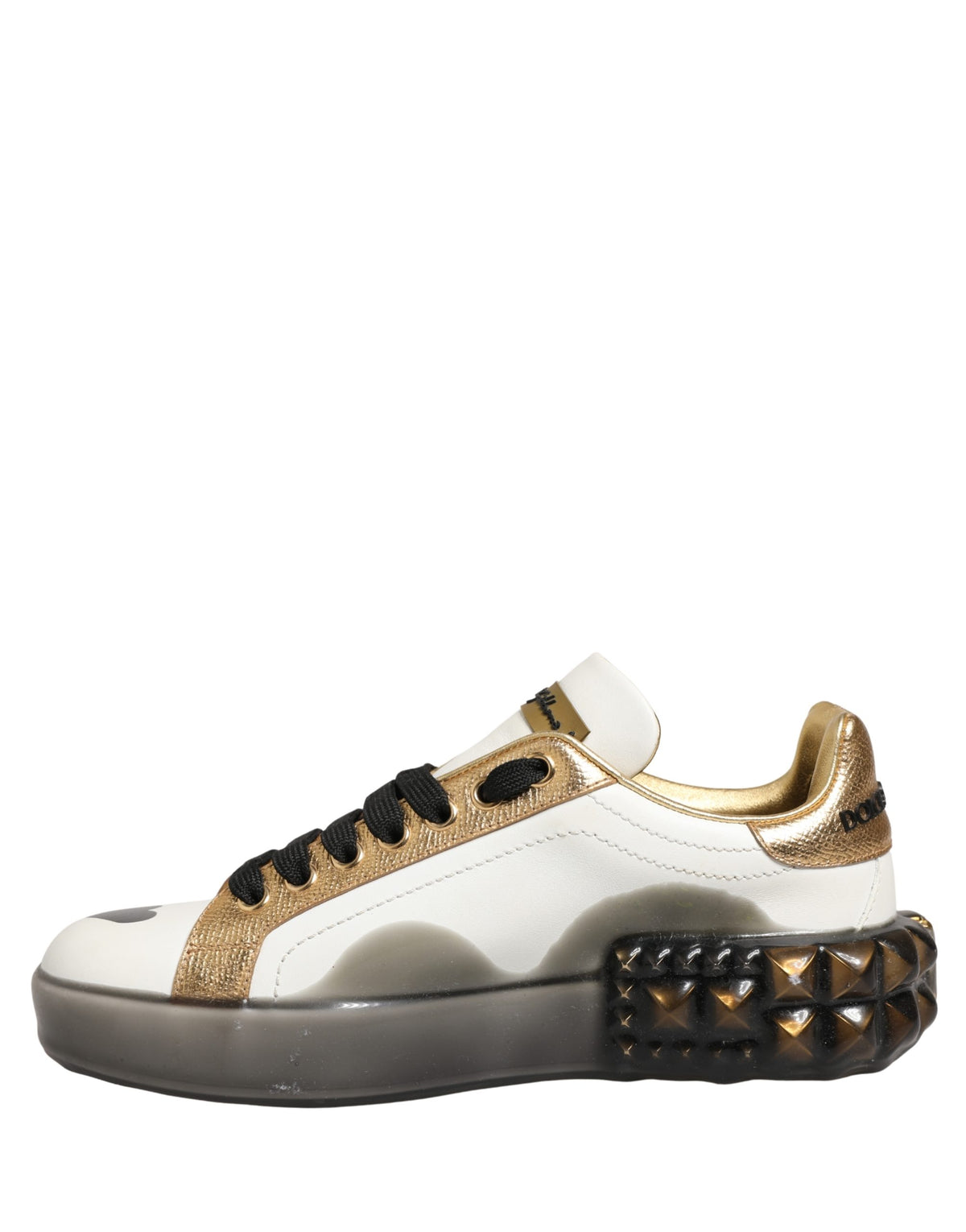 Dolce & Gabbana Multicolor Crystal StuddedLOVE Sneakers Women's Shoes