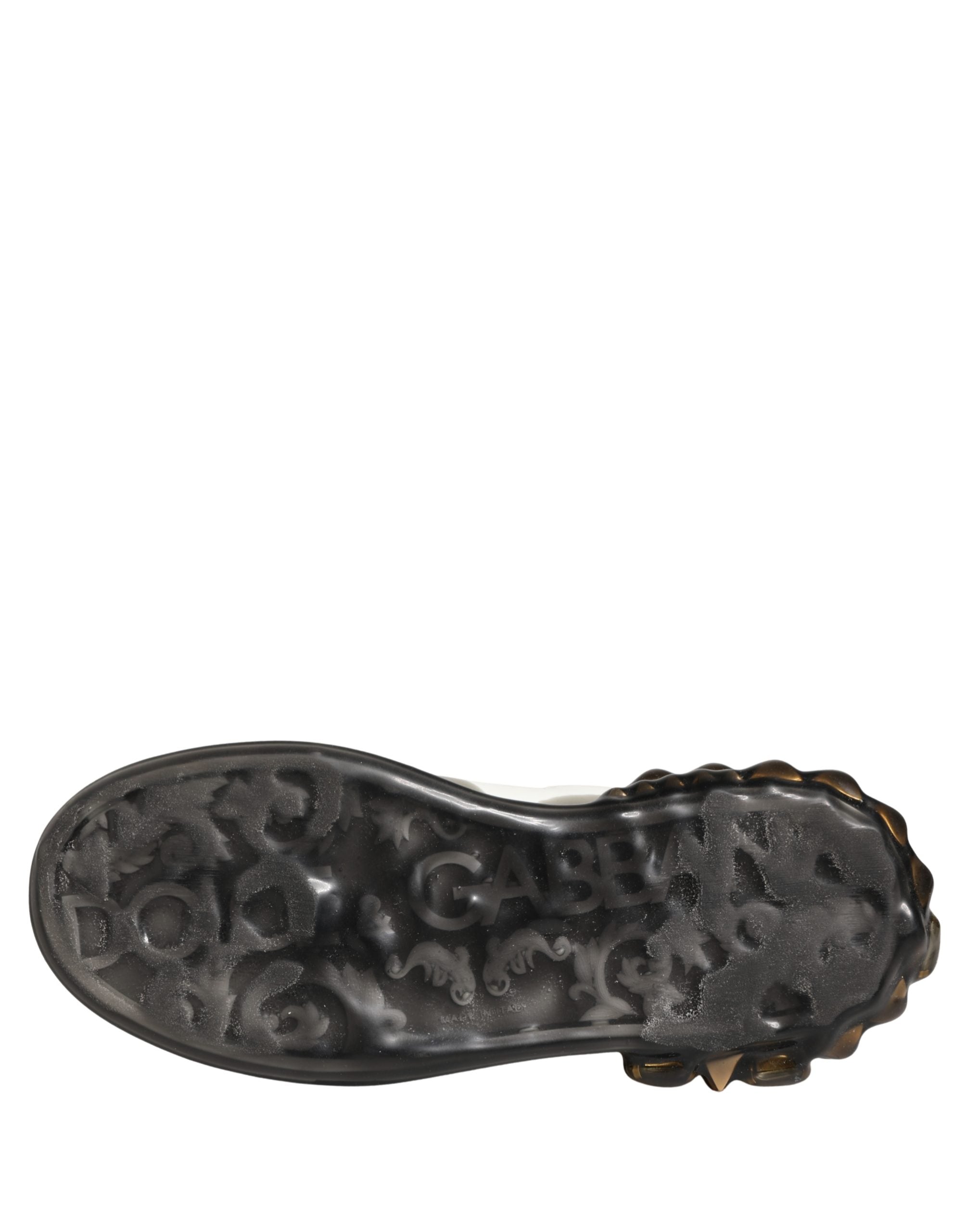 Dolce & Gabbana Multicolor Crystal StuddedLOVE Sneakers Women's Shoes
