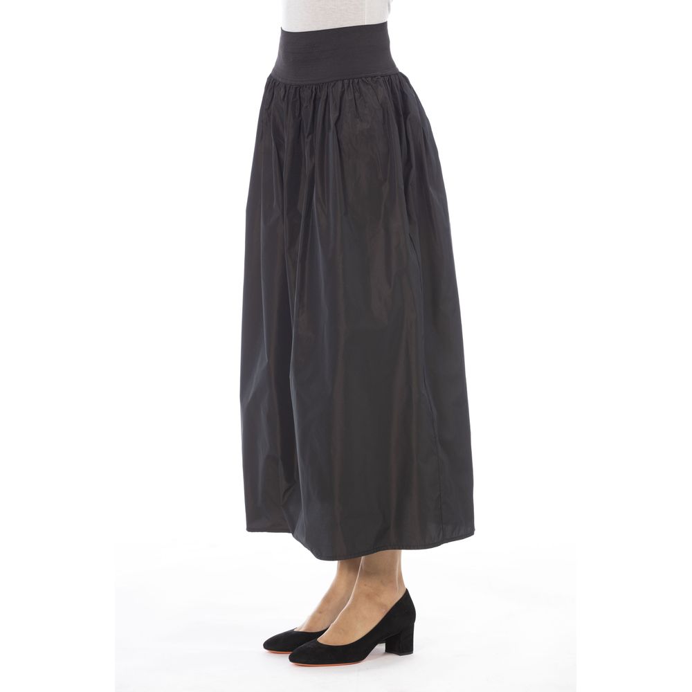Alpha Studio Brown Polyester Women Women's Skirt