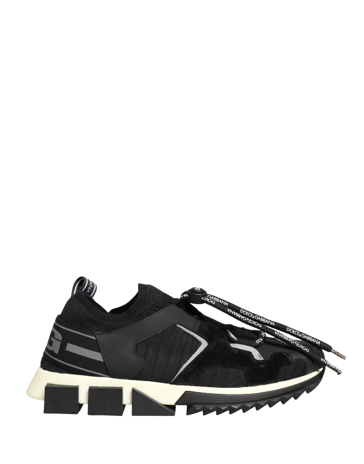 Dolce & Gabbana Black Mesh Sorrento Trekking Sneakers Women's Shoes (Pre-Owned)
