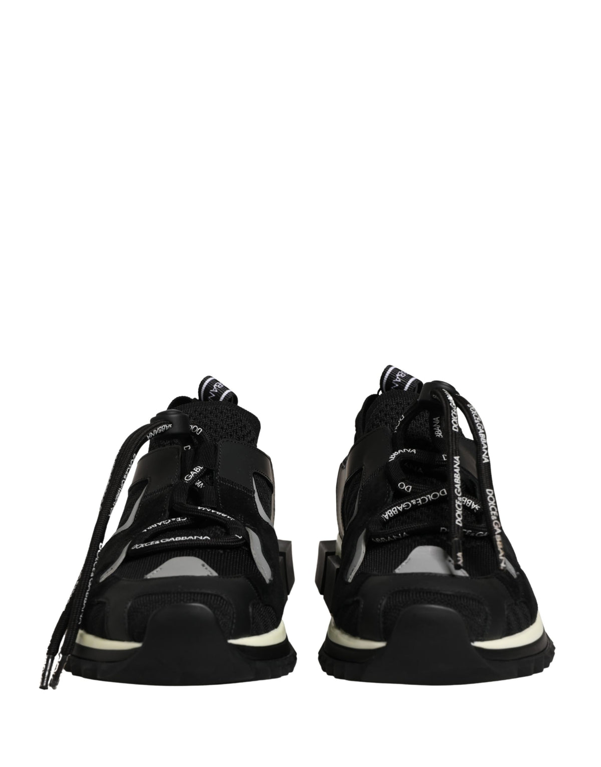 Dolce & Gabbana Black Mesh Sorrento Trekking Sneakers Women's Shoes (Pre-Owned)