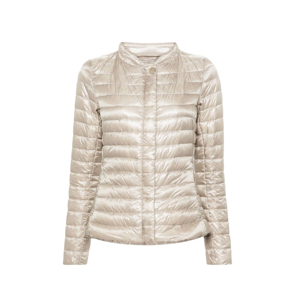 Herno Beige Polyamide Full-Length Women's Jacket