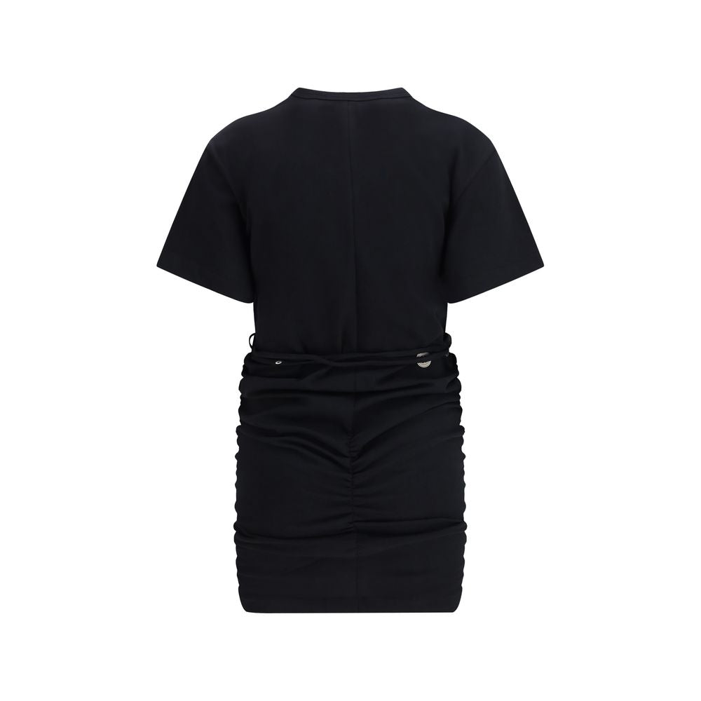 PINKO Black Cotton Casual Women's Dress