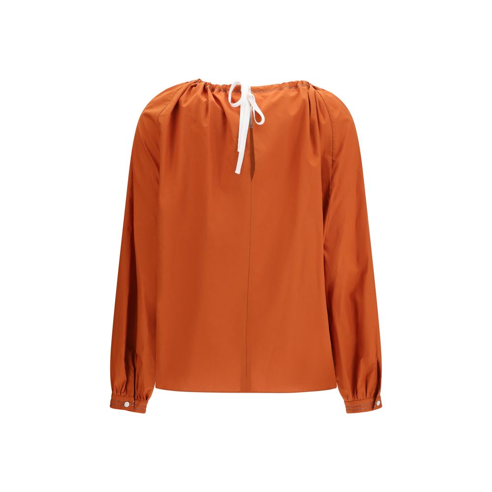 Marni Orange Cotton Polo Women's Shirt