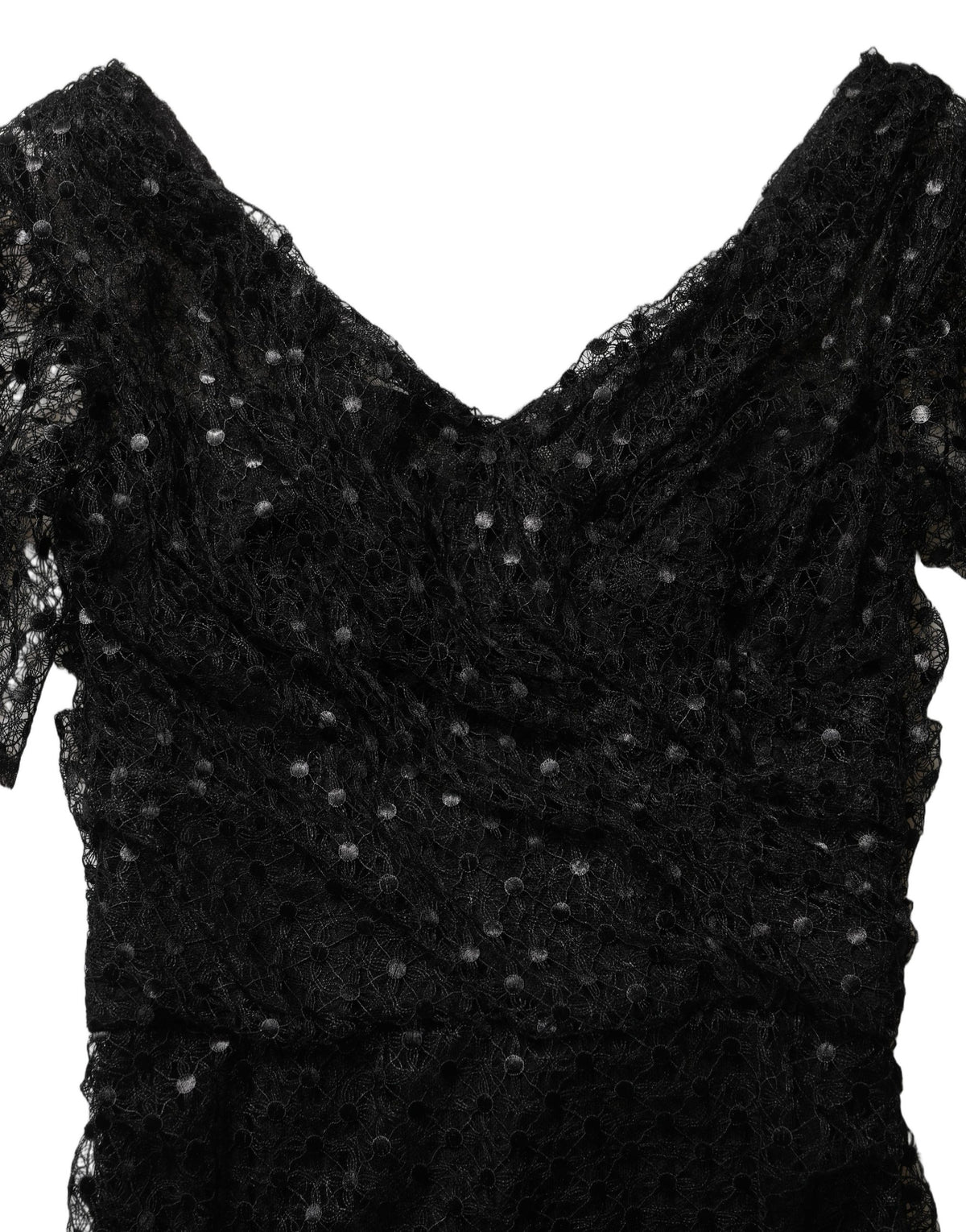 Dolce & Gabbana Black Sequinned Mermaid Evening Gown Women's Dress