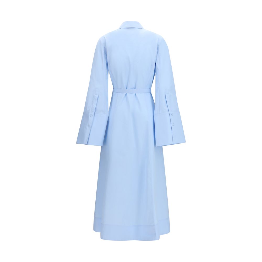 Gabriela Hearst Blue Cotton Casual Women's Dress