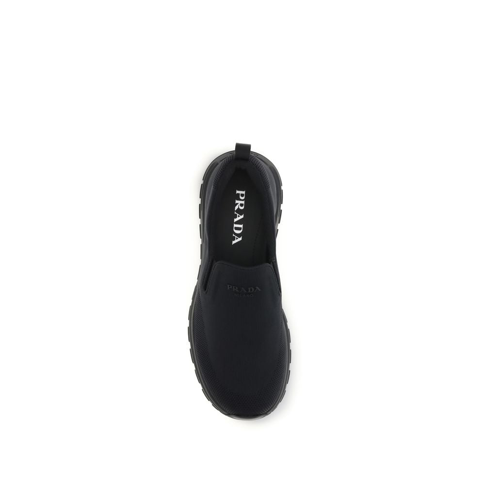 Prada Black Fabric Men's Sneakers