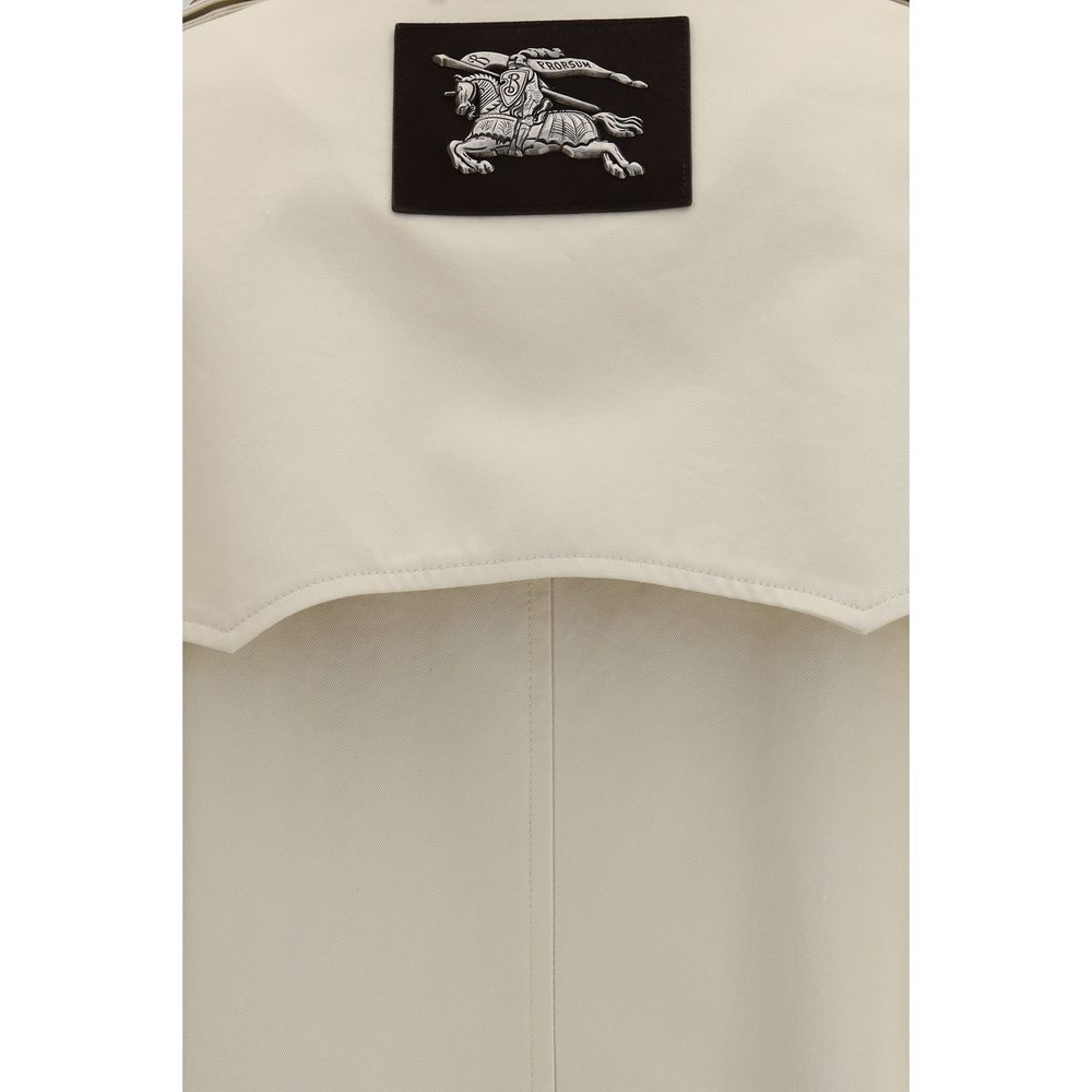 Burberry Beige Cotton Trench Women's Coat