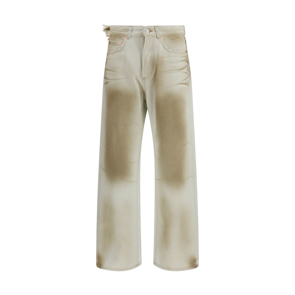 Magliano Beige Cotton Jeans Men's Denim
