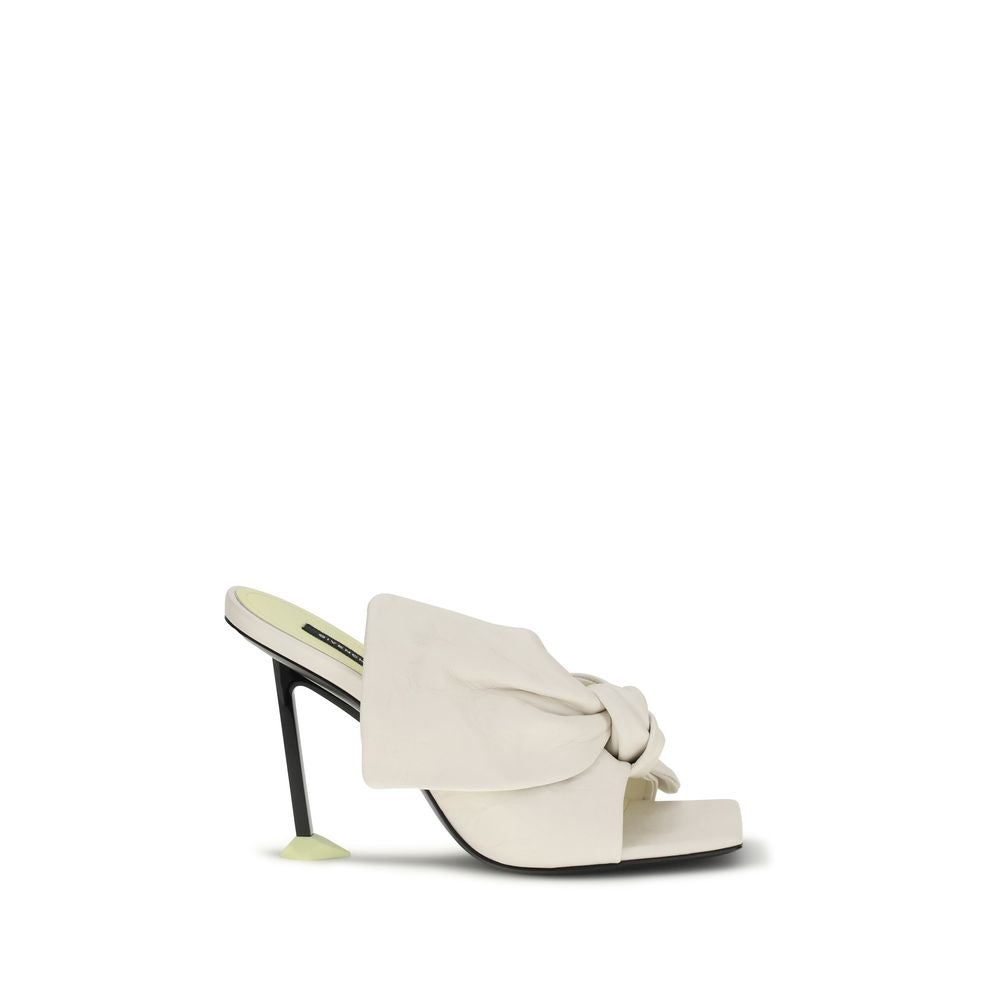 Givenchy White Lamb Ovis Aries Women's Mules