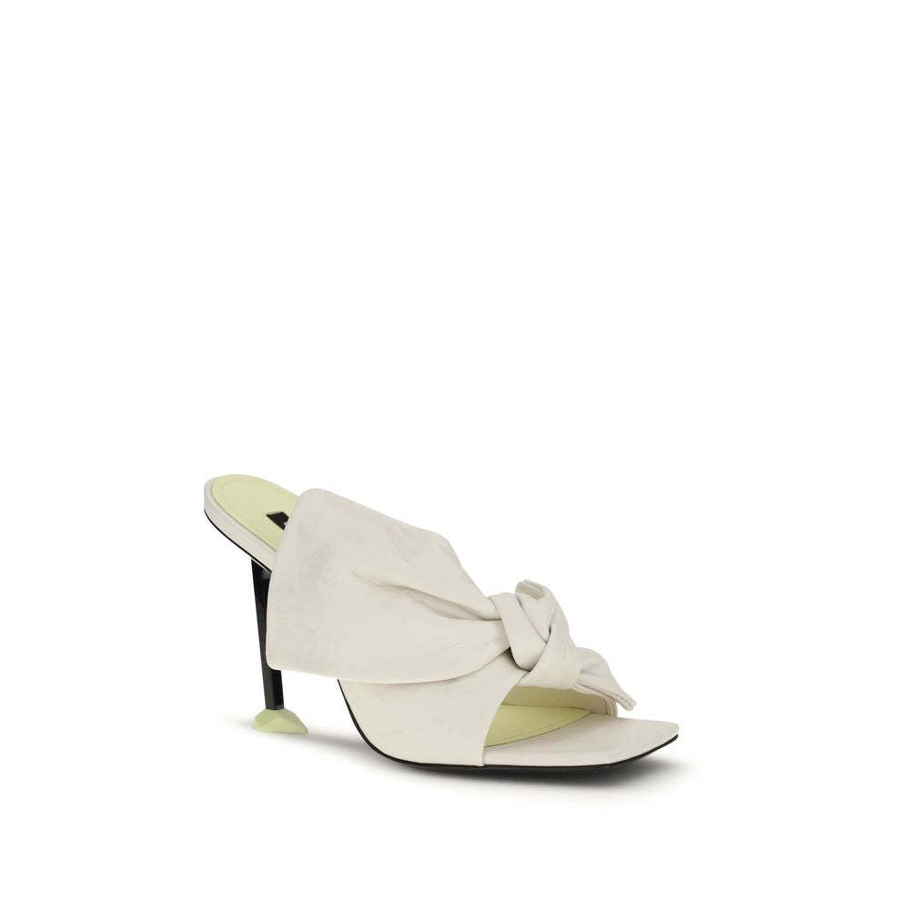 Givenchy White Lamb Ovis Aries Women's Mules