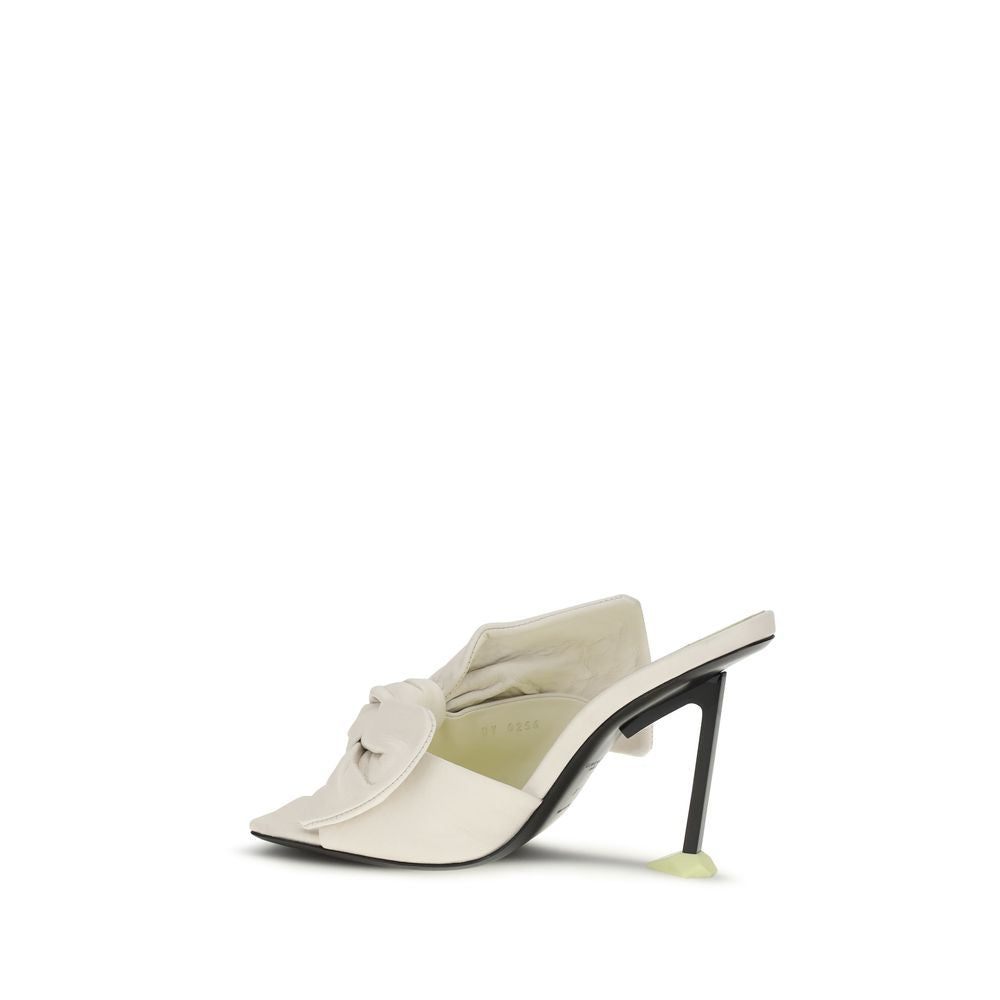 Givenchy White Lamb Ovis Aries Women's Mules