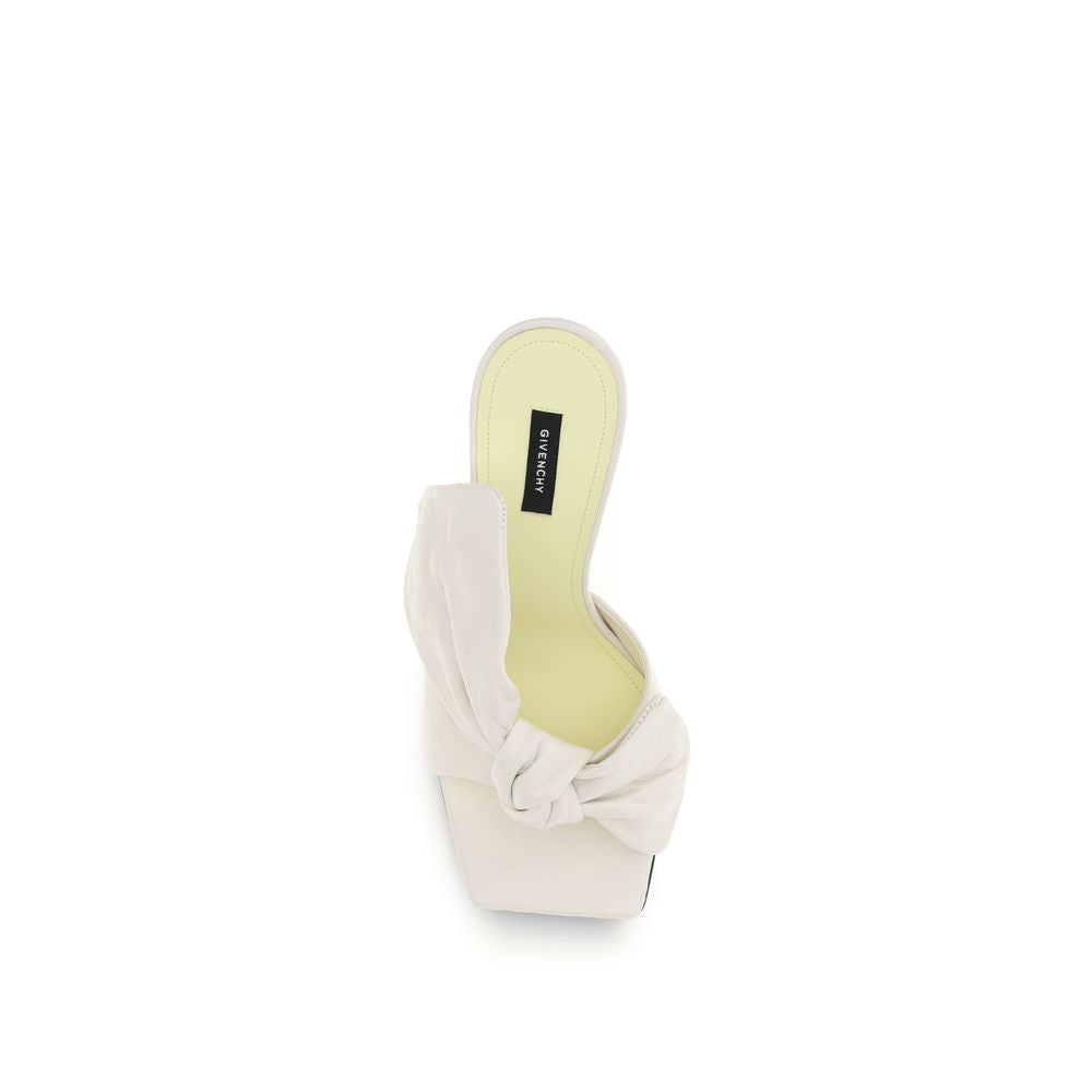 Givenchy White Lamb Ovis Aries Women's Mules