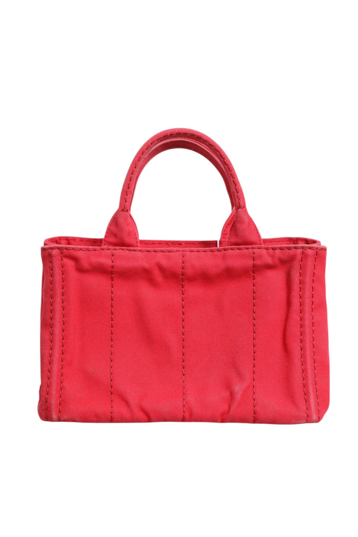 Prada Canapa Mini Canvas Women's Tote (Pre-Owned)