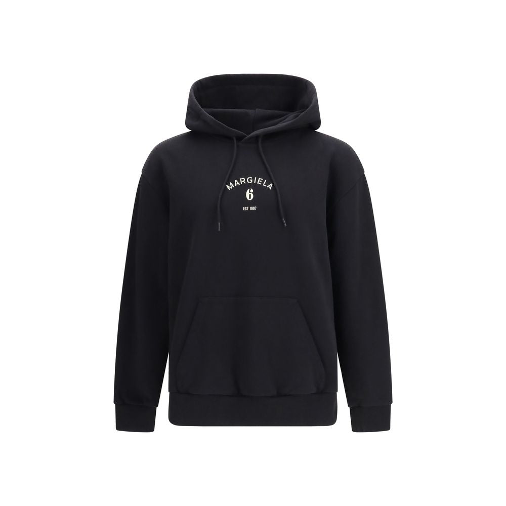 MM6 Black Cotton Men's Sweatshirt
