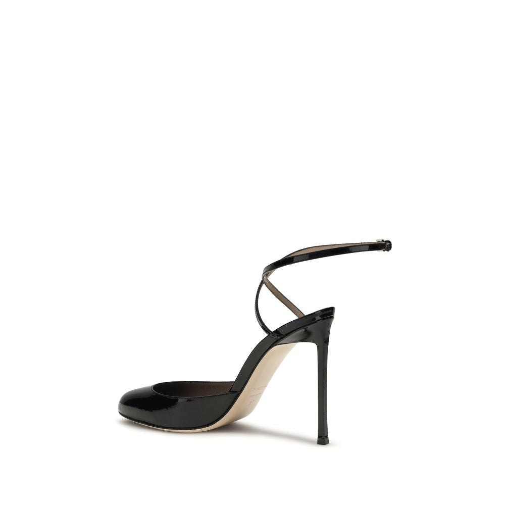 Tom Ford Black Calf Leather Bos Taurus High Heel Women's Pumps