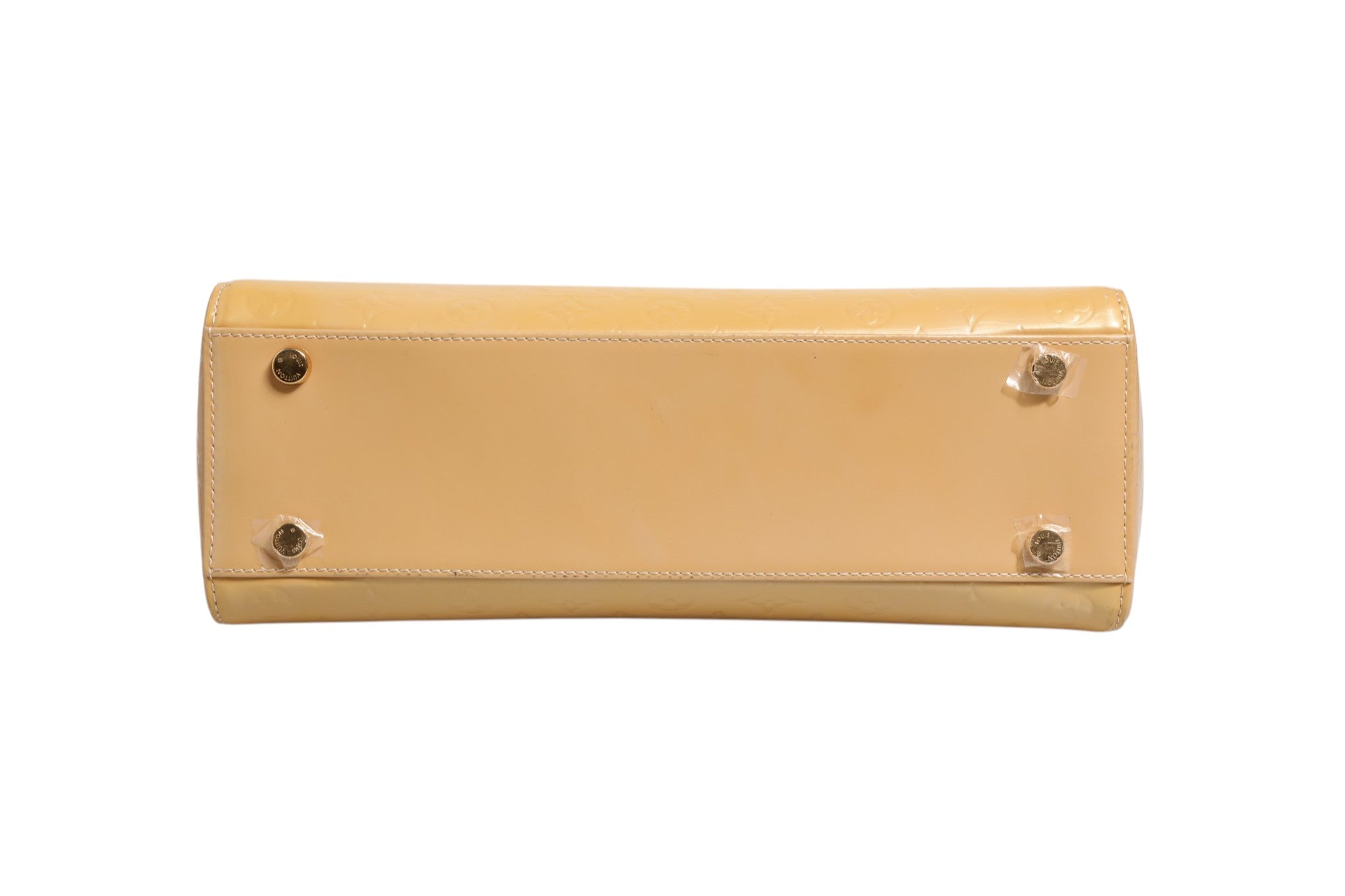 Louis Vuitton Monogram Vernis Brea MM Beige Women's Poudre (Pre-Owned)