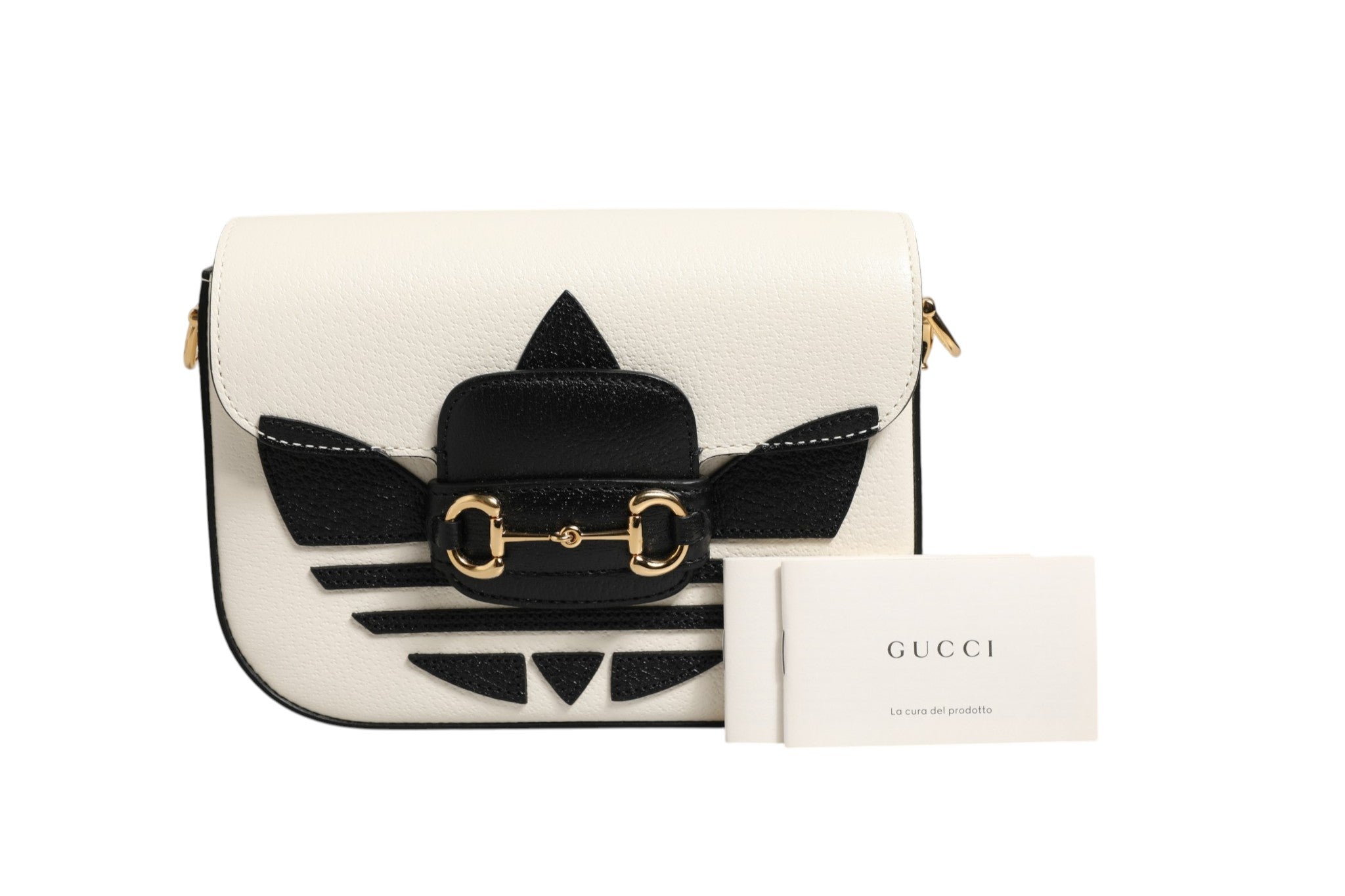 Gucci Gucci x Adidas 1955 Horsebit Shoulder Women's Bag (Pre-Owned)