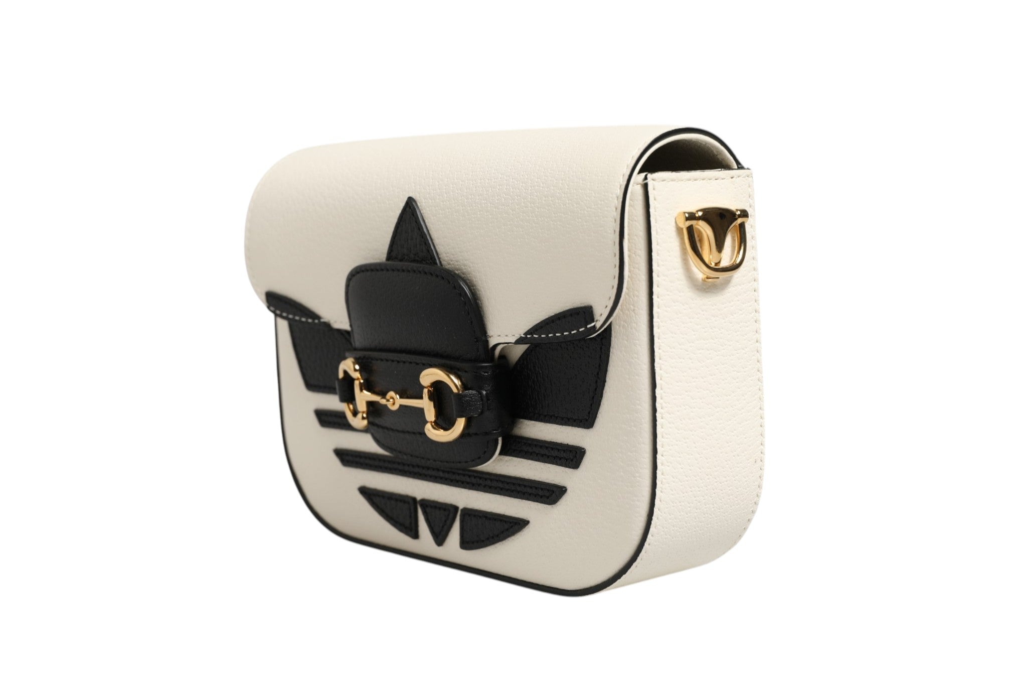 Gucci Gucci x Adidas 1955 Horsebit Shoulder Women's Bag (Pre-Owned)