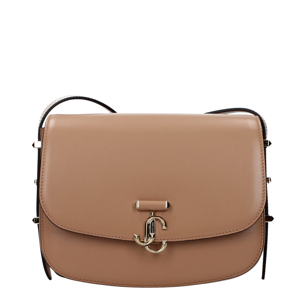 Jimmy Choo Brown Leather Crossbody Women's Bag