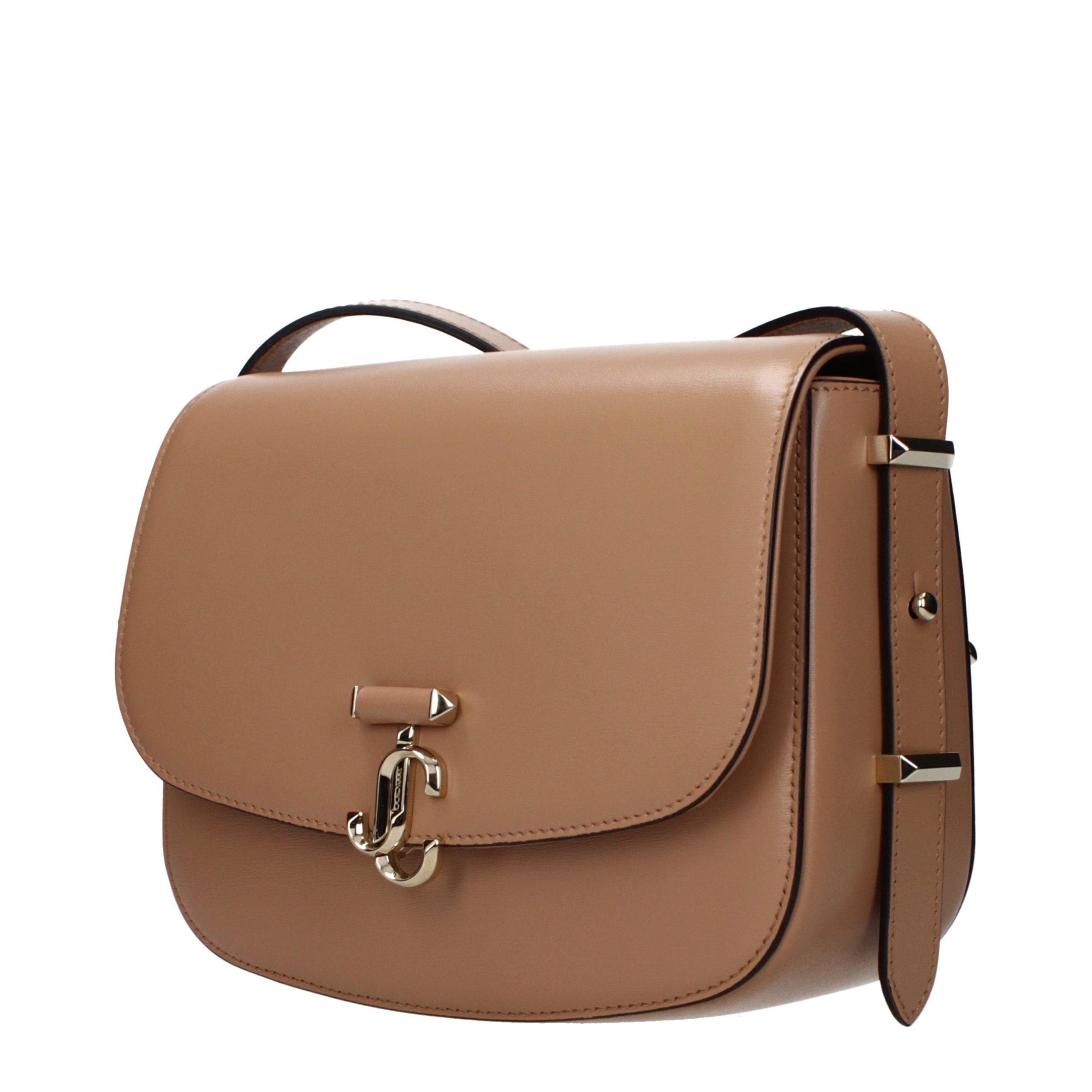 Jimmy Choo Brown Leather Crossbody Women's Bag