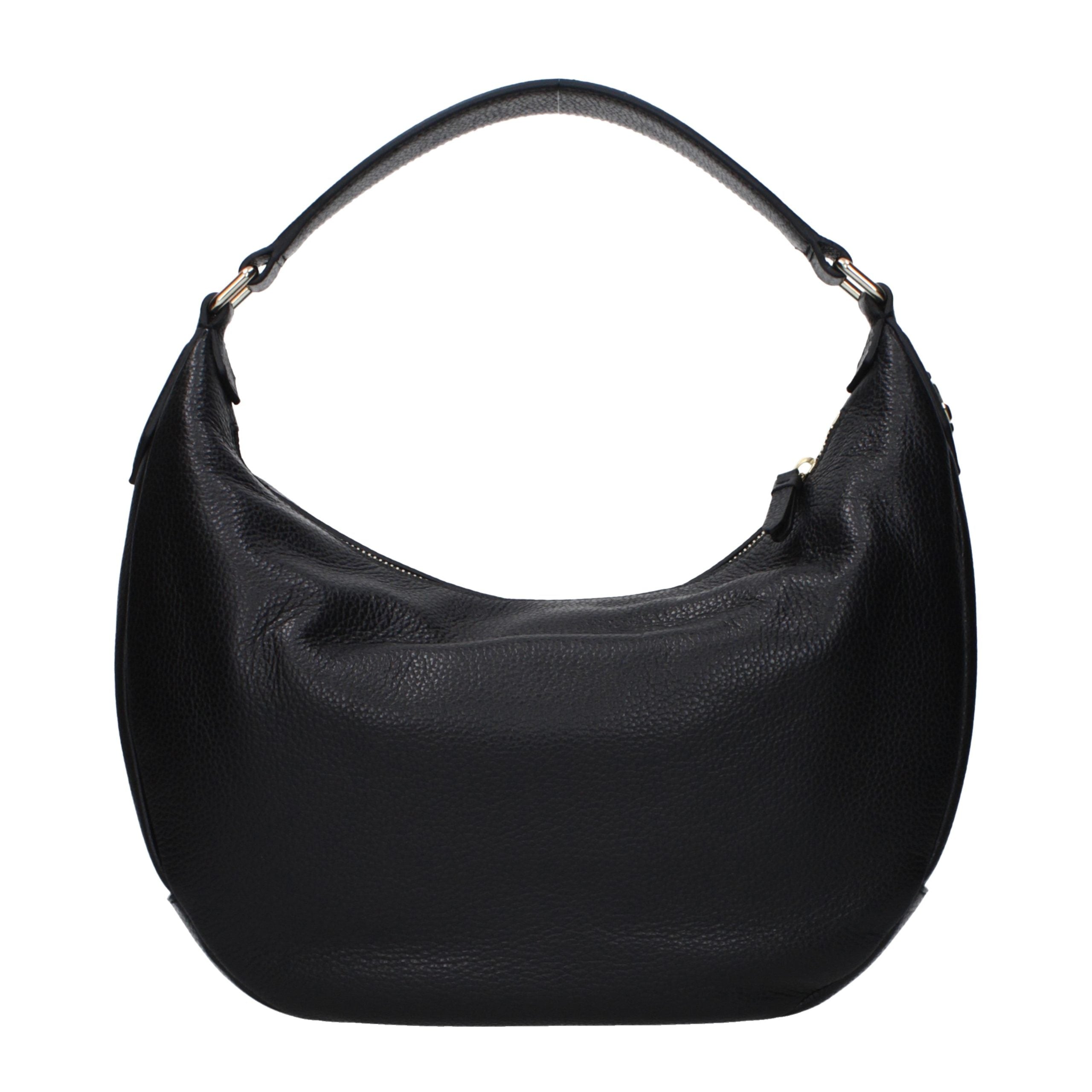 Jimmy Choo Black Leather Shoulder Women's Bag