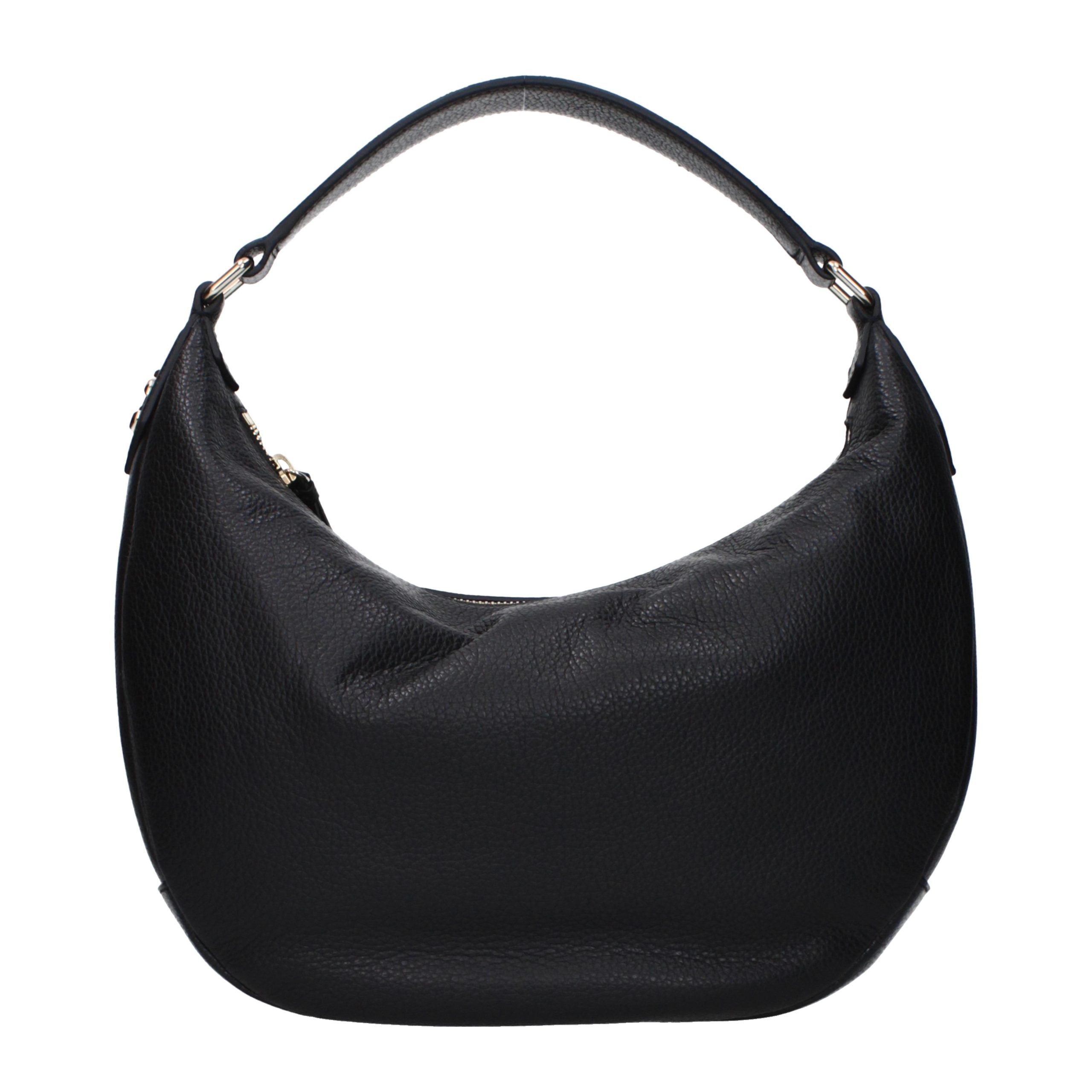 Jimmy Choo Black Leather Shoulder Women's Bag