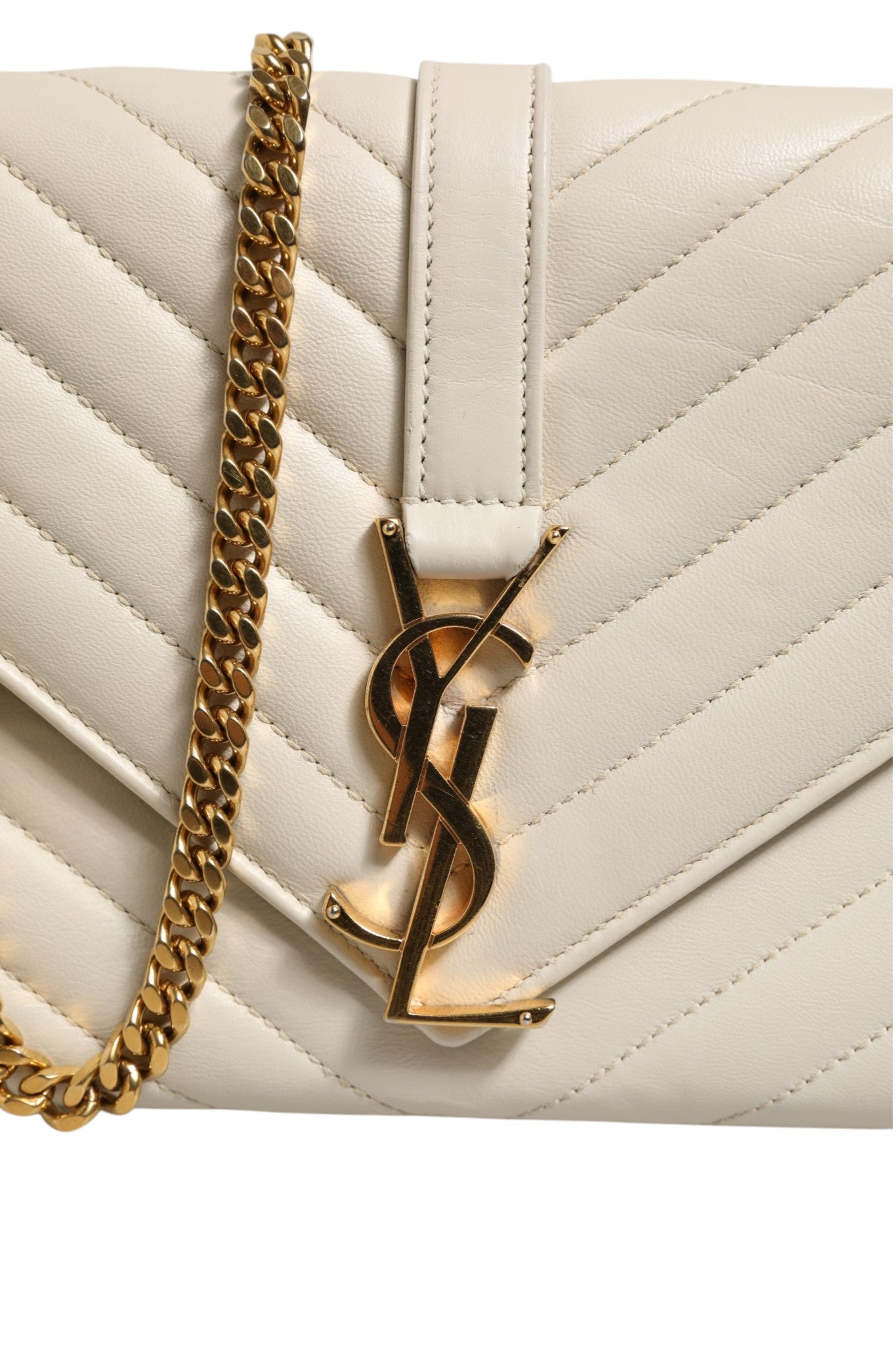 Saint Laurent Envelope Triquilt Medium YSL Shoulder Women's Bag (Pre-Owned)