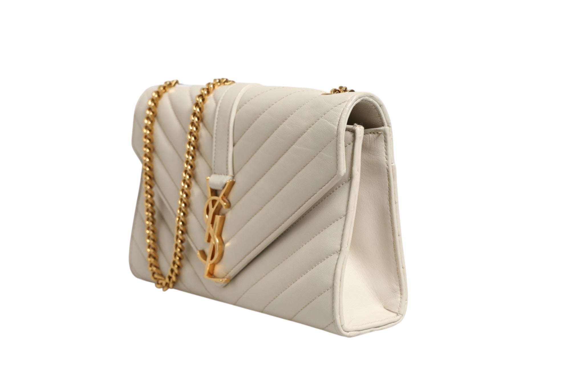 Saint Laurent Envelope Triquilt Medium YSL Shoulder Women's Bag (Pre-Owned)