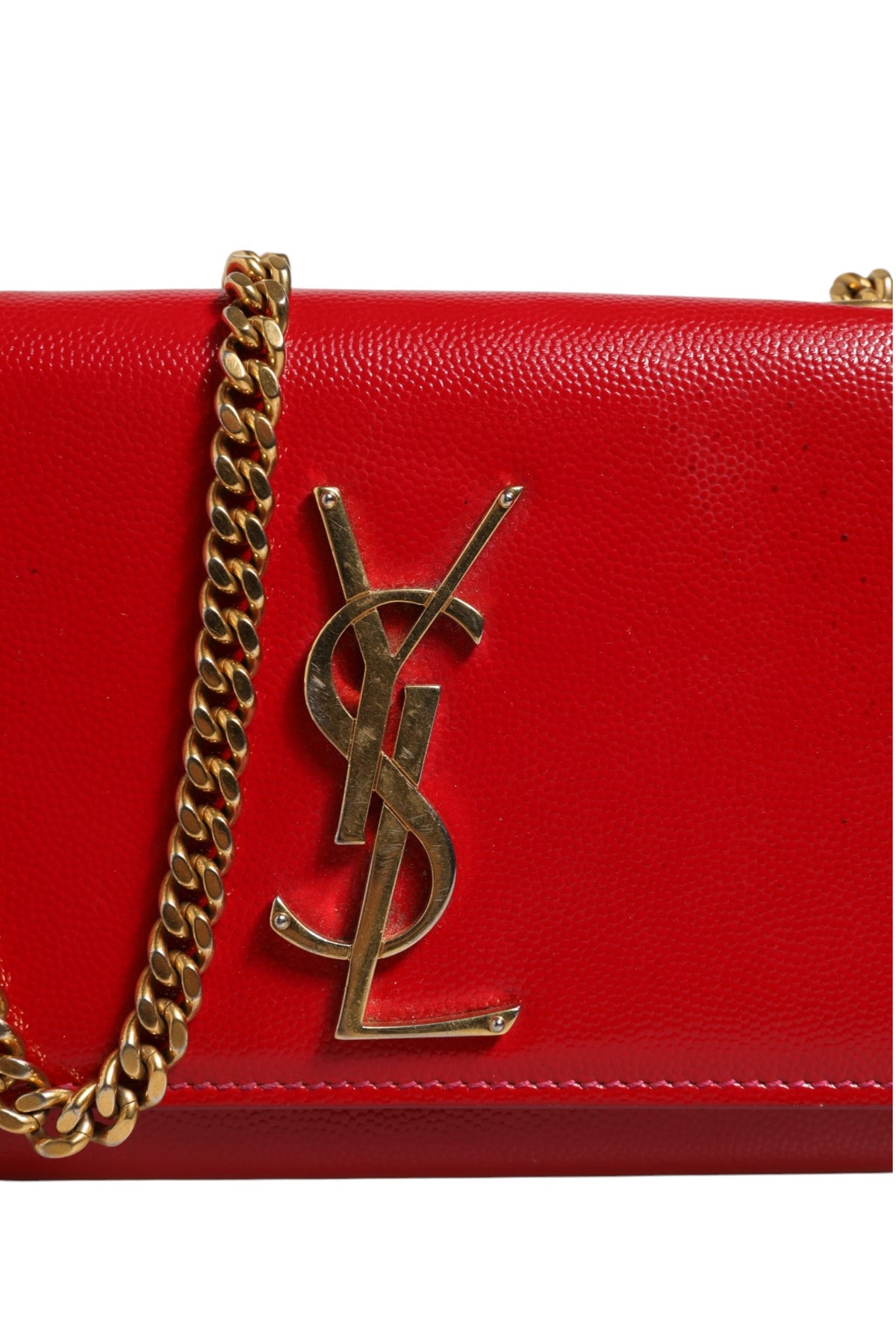 Saint Laurent Kate Red Leather Crossbody Women's Bag (Pre-Owned)