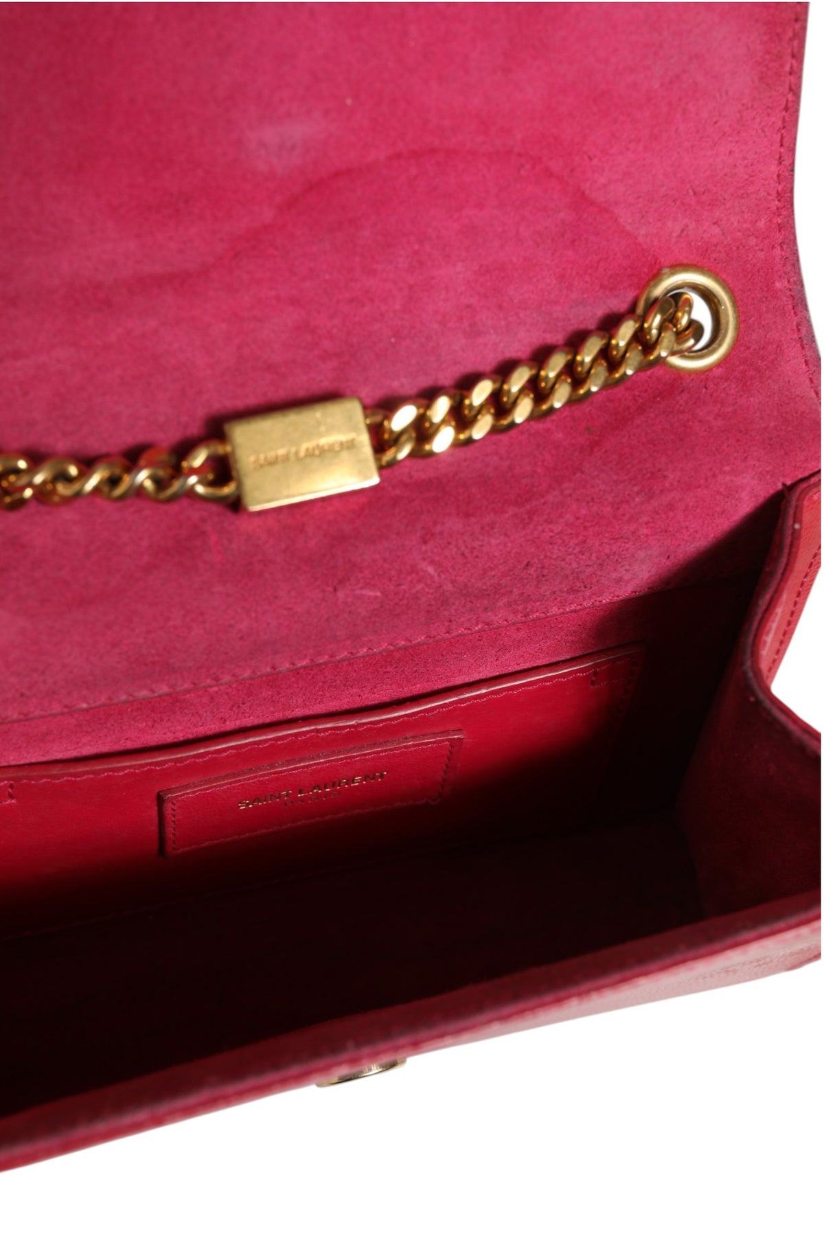 Saint Laurent Kate Red Leather Crossbody Women's Bag (Pre-Owned)