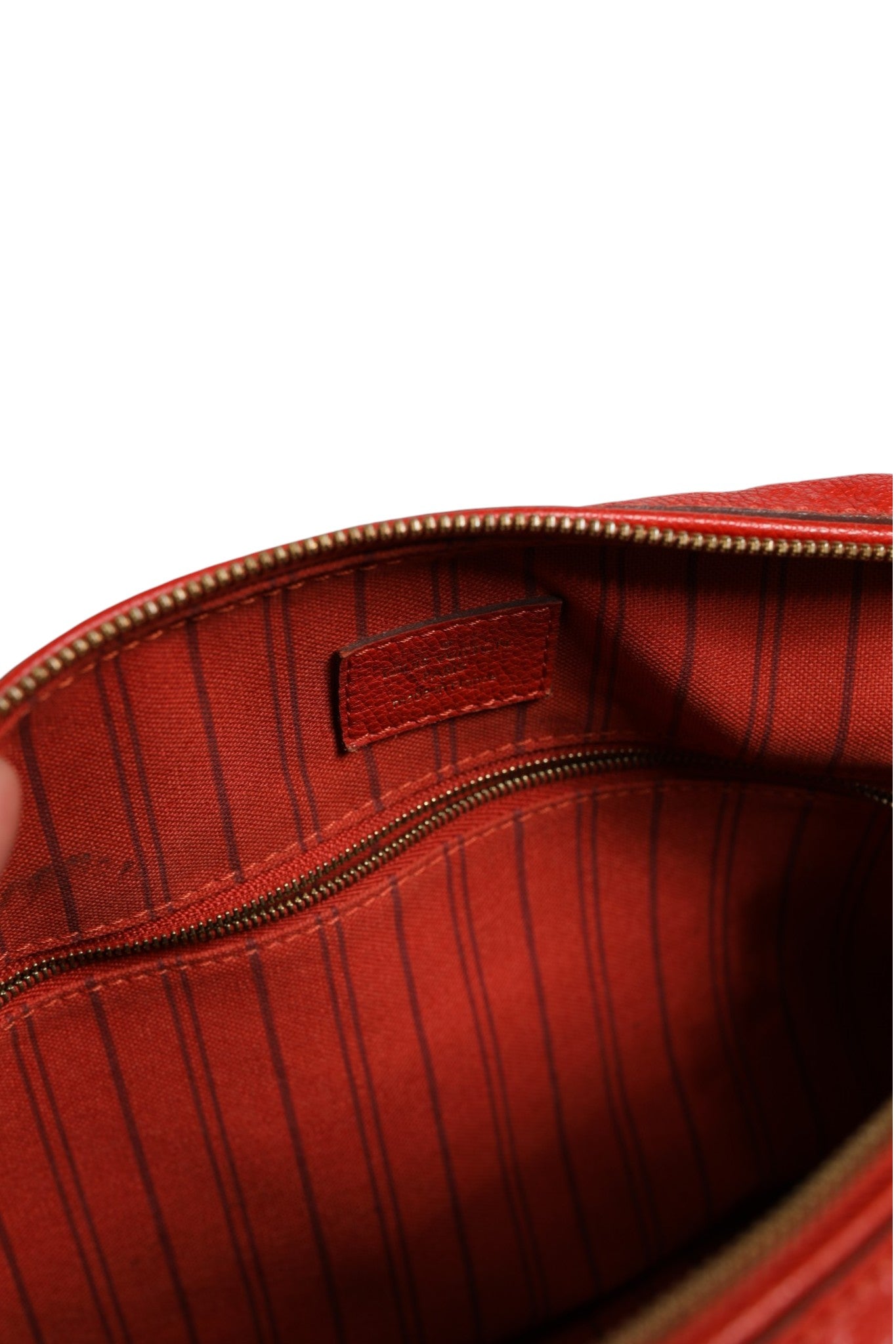 Louis Vuitton Red Monogram Empreinte Speedy Bandouliere Women's 30 (Pre-Owned)