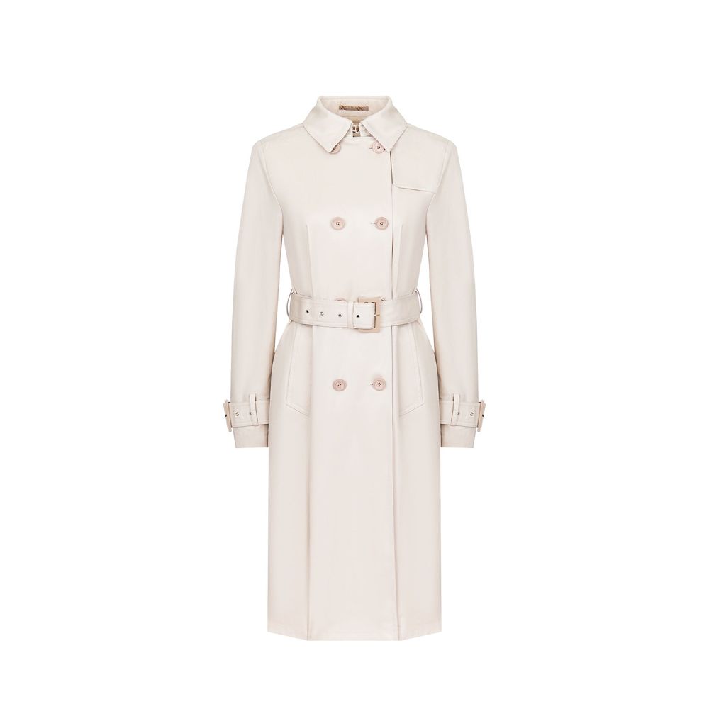 Herno White Cotton Women's Coat
