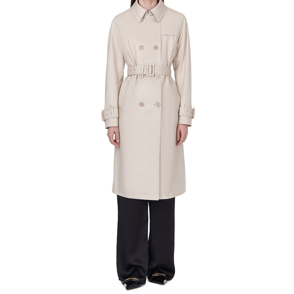Herno White Cotton Women's Coat