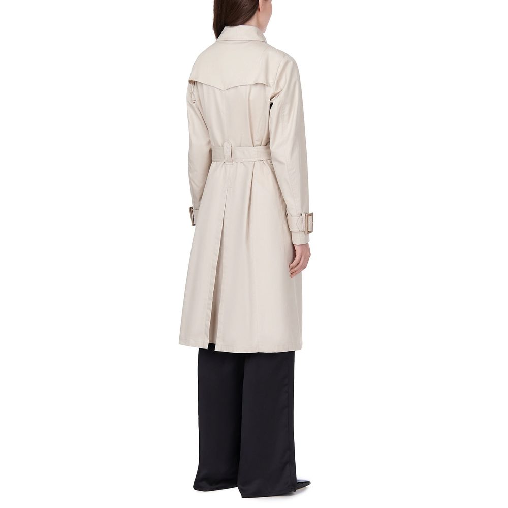 Herno White Cotton Women's Coat