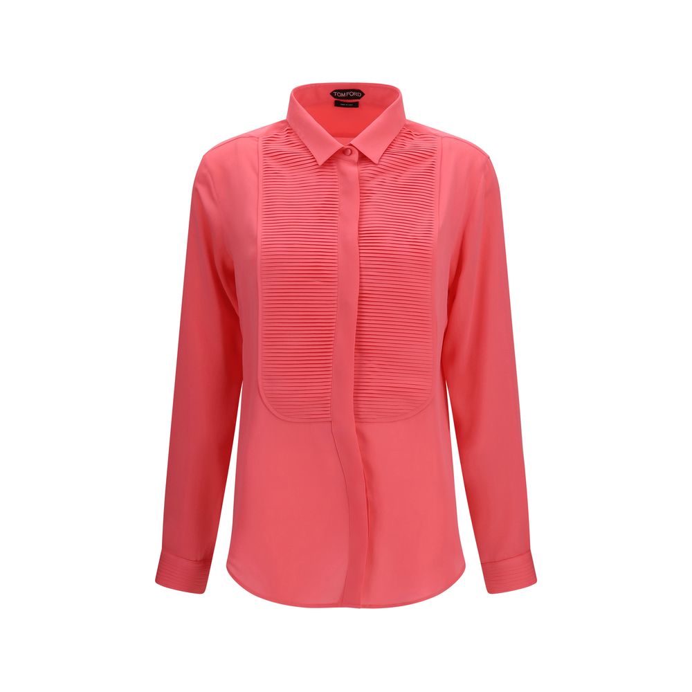 Tom Ford Multicolor Silk Dress Women's Shirt