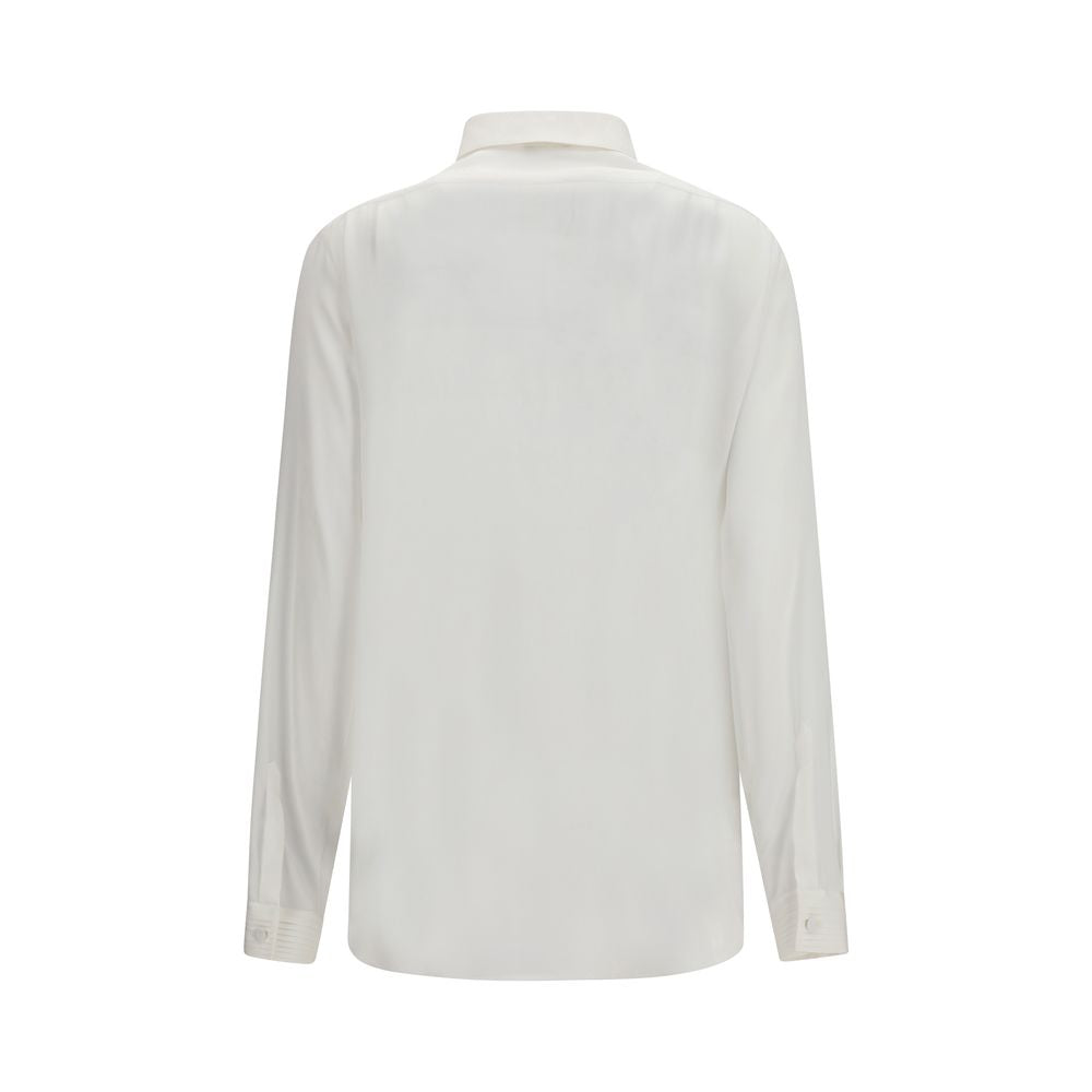 Tom Ford White Silk Dress Women's Shirt