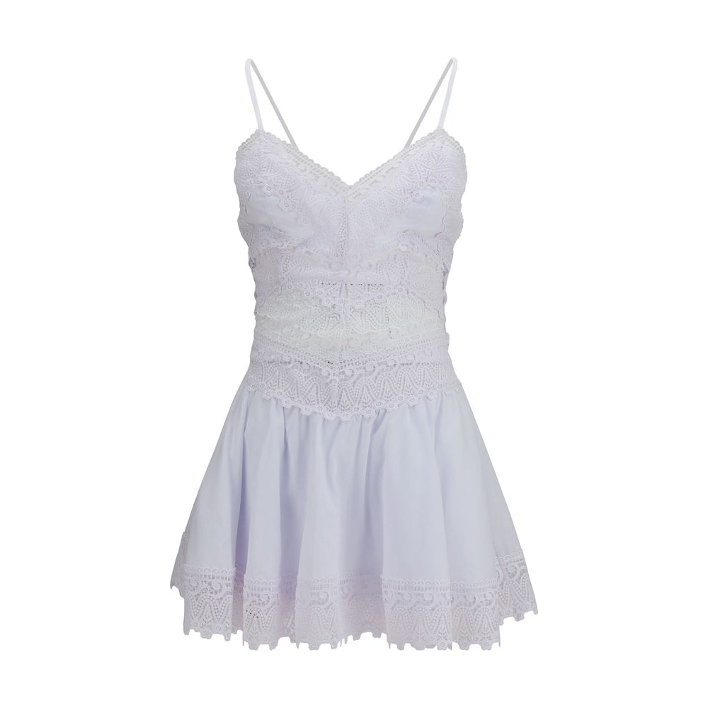Charo Ruiz White Cotton Casual Women's Dress