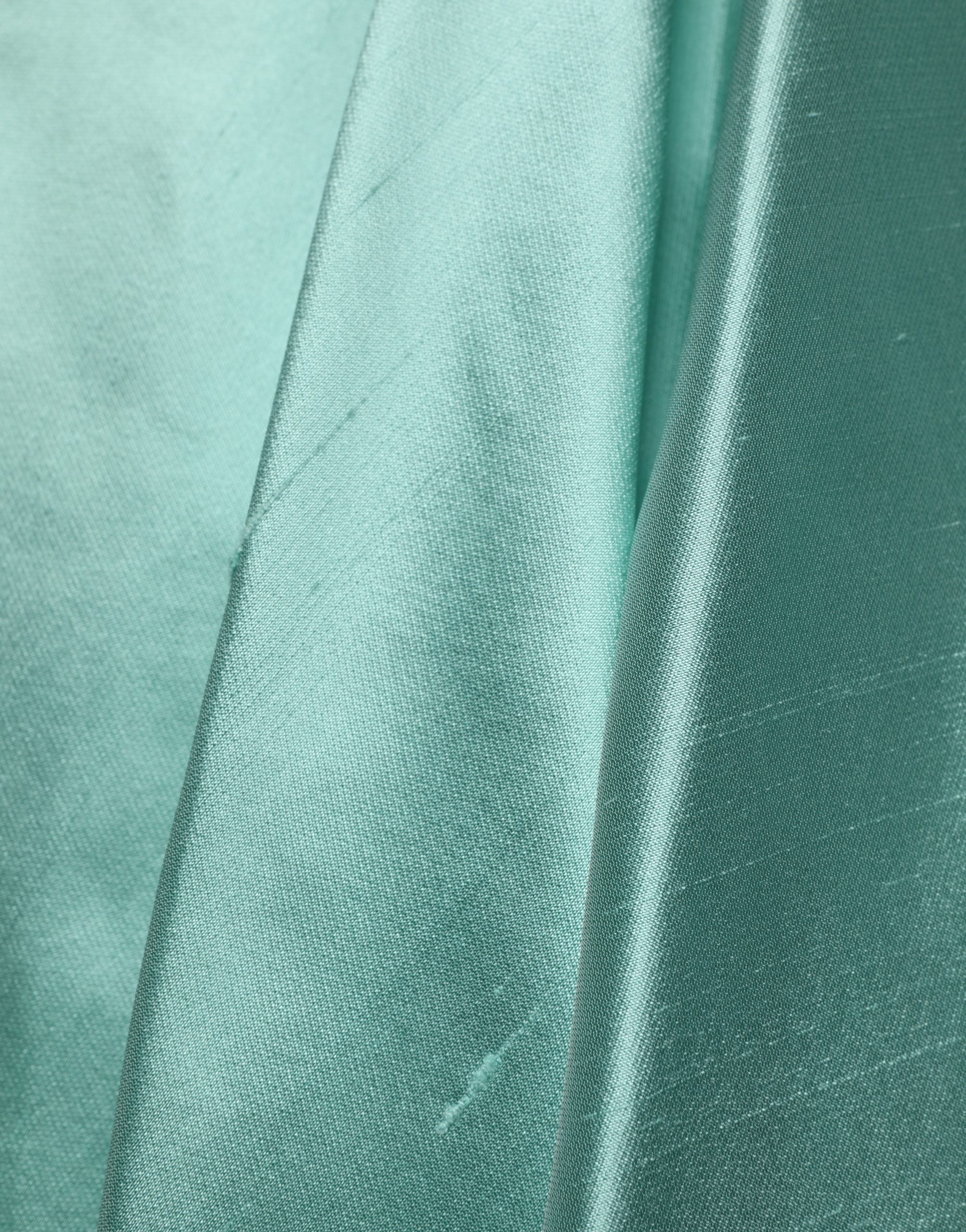 Dolce & Gabbana Green Satin High-Waisted Pleated A-line Midi Women's Skirt